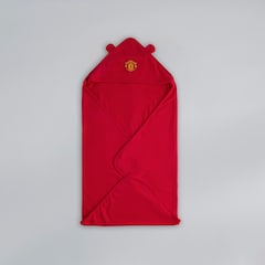 Manchester United Baby Hooded Towel with Ears Red