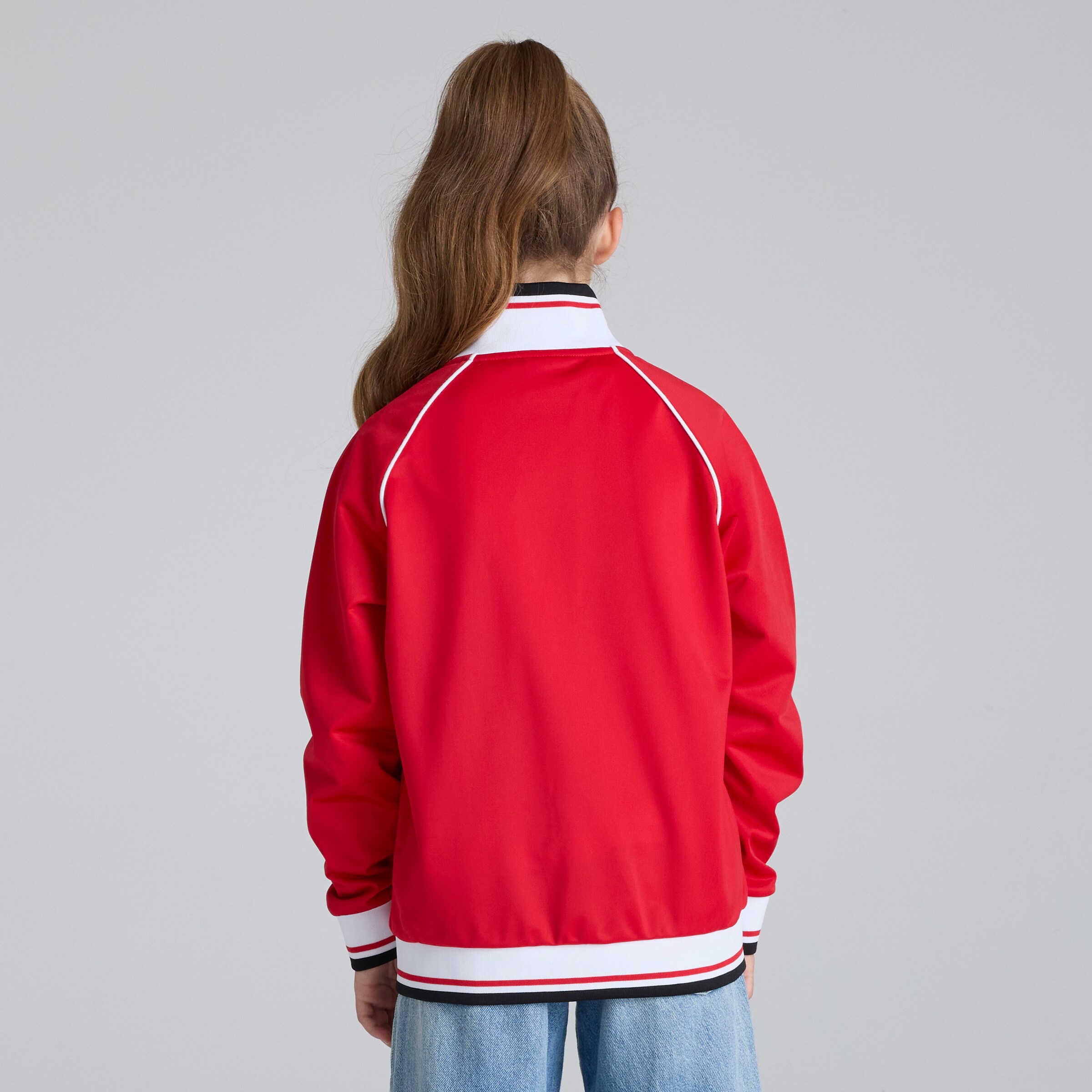 Manchester United Kids 1999 Home Inspired Full-Zip Track Jacket Red Red Detail [2-5]