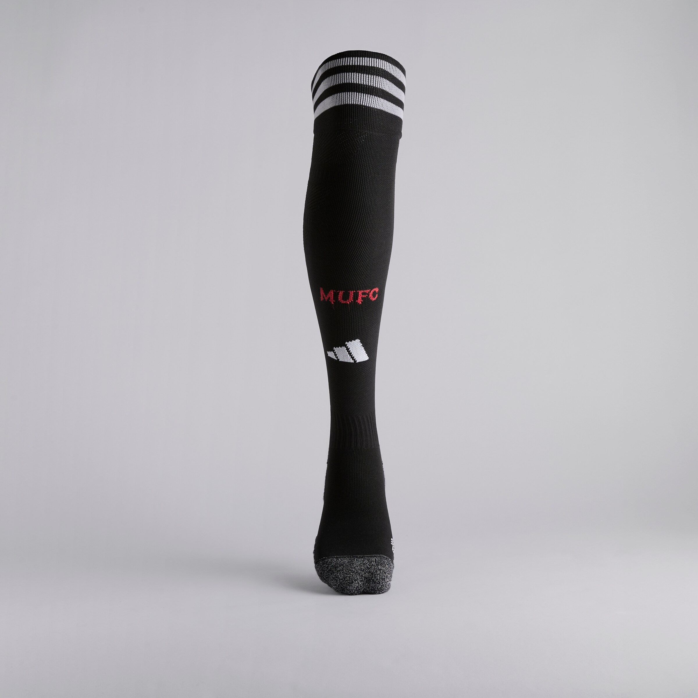 Manchester United 25/26 Home Socks Black Noir Détail [2-4]
