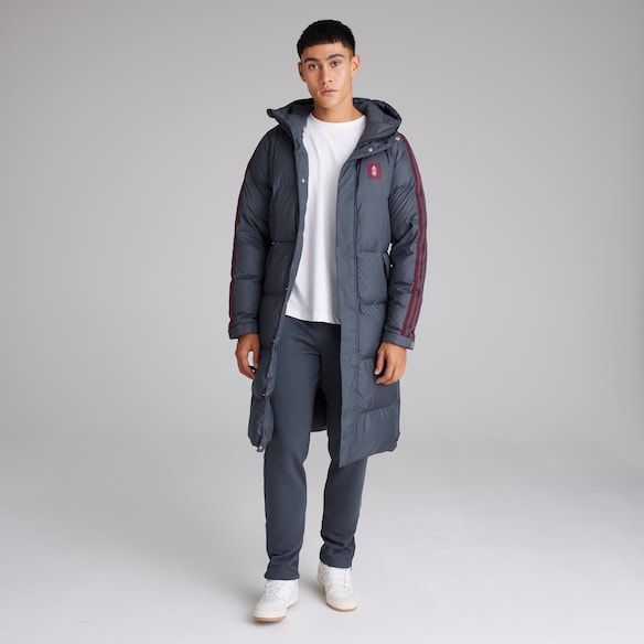 Manchester United x adidas SZNL Down Coat Blue Azul