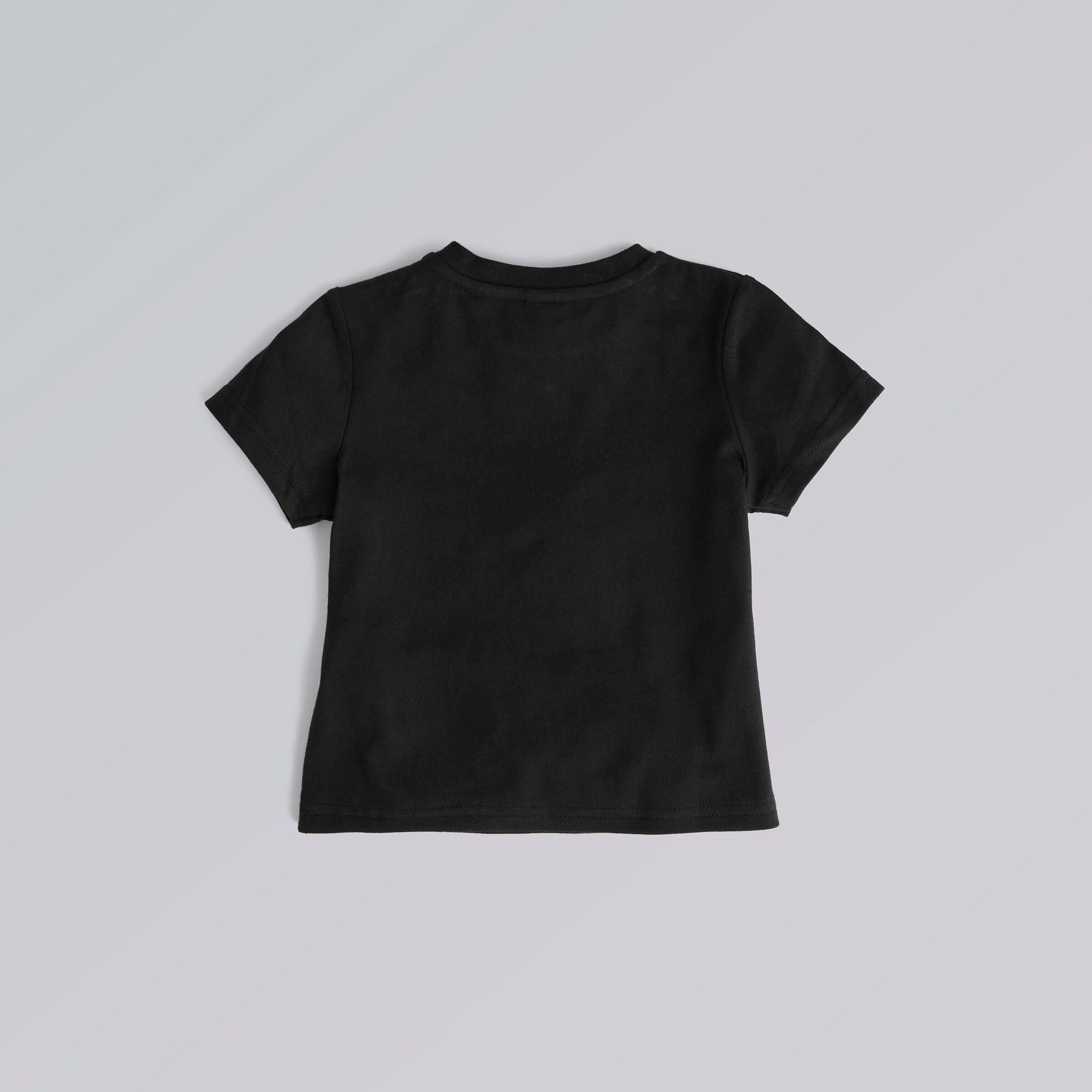 Manchester United Baby Crest T-Shirt Black Black Detail [2-4]