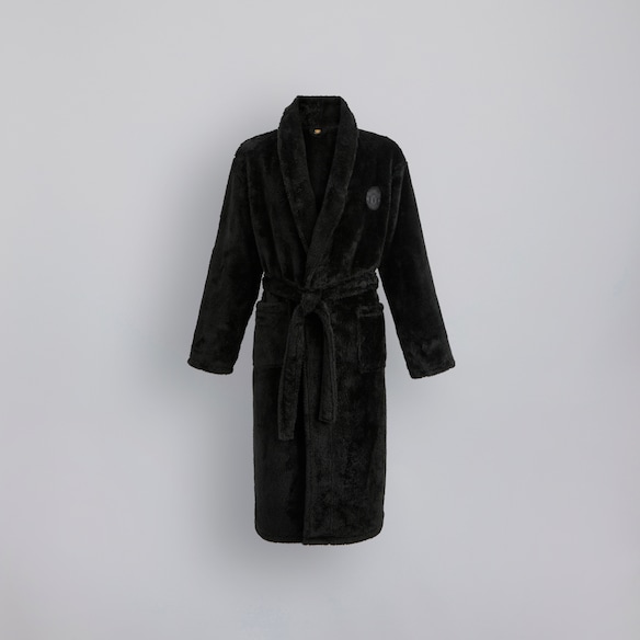 Manchester United Dressing Gown Black 검정색