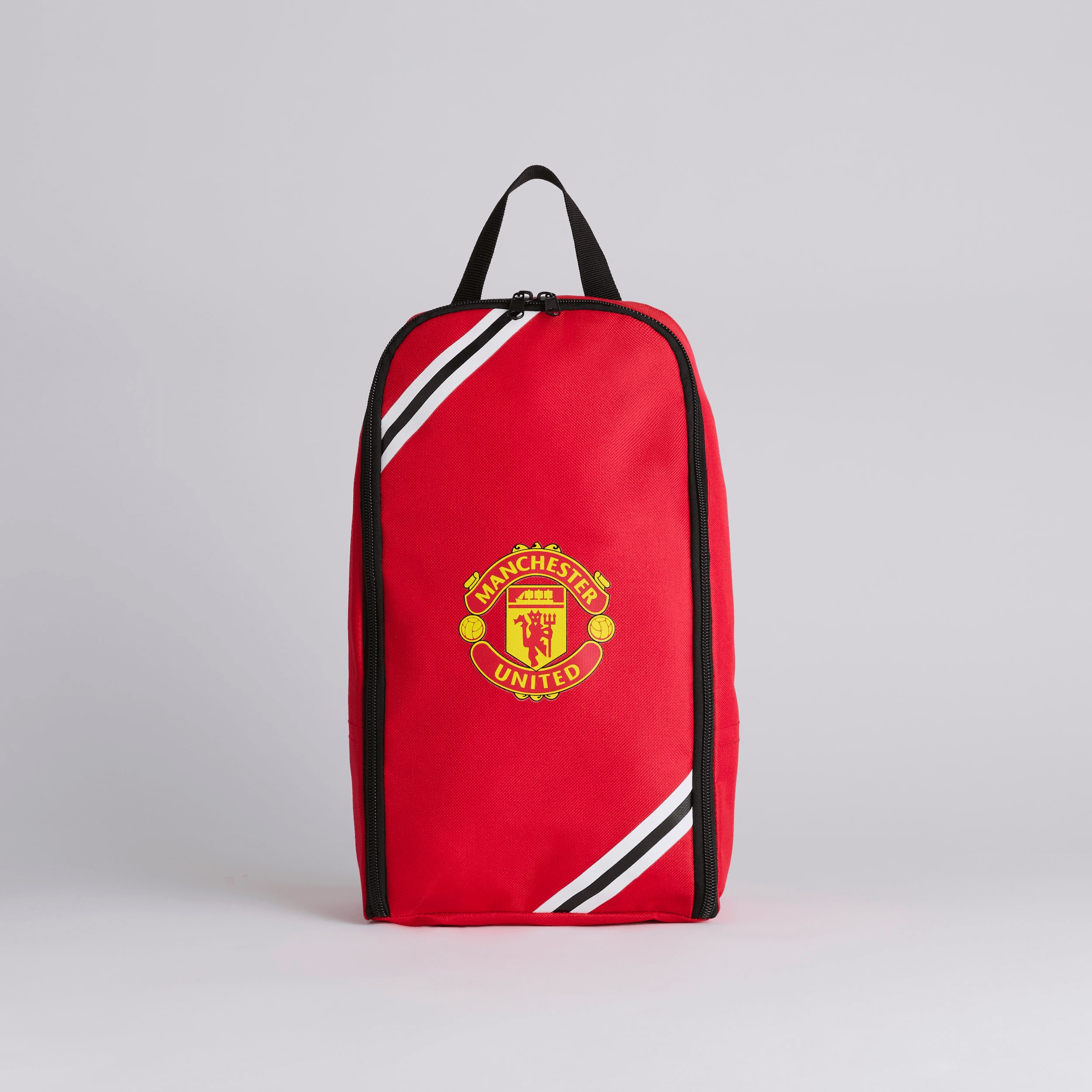 Sac Fourre-Tout Officiel Manchester United FC Core Stripe – Grand Format Avec Bandoulière Et Poches