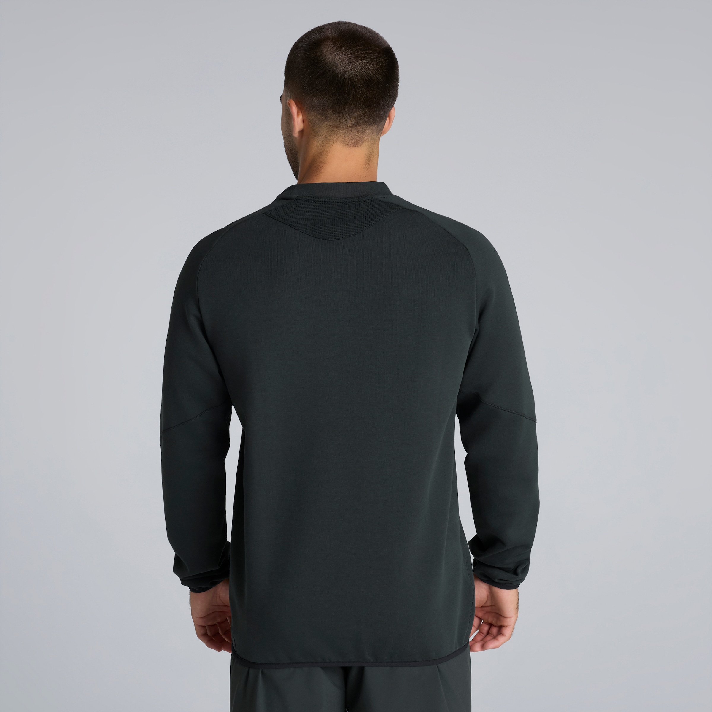 Manchester United Tiro Tech Sweatshirt Green Green Detail [2-5]