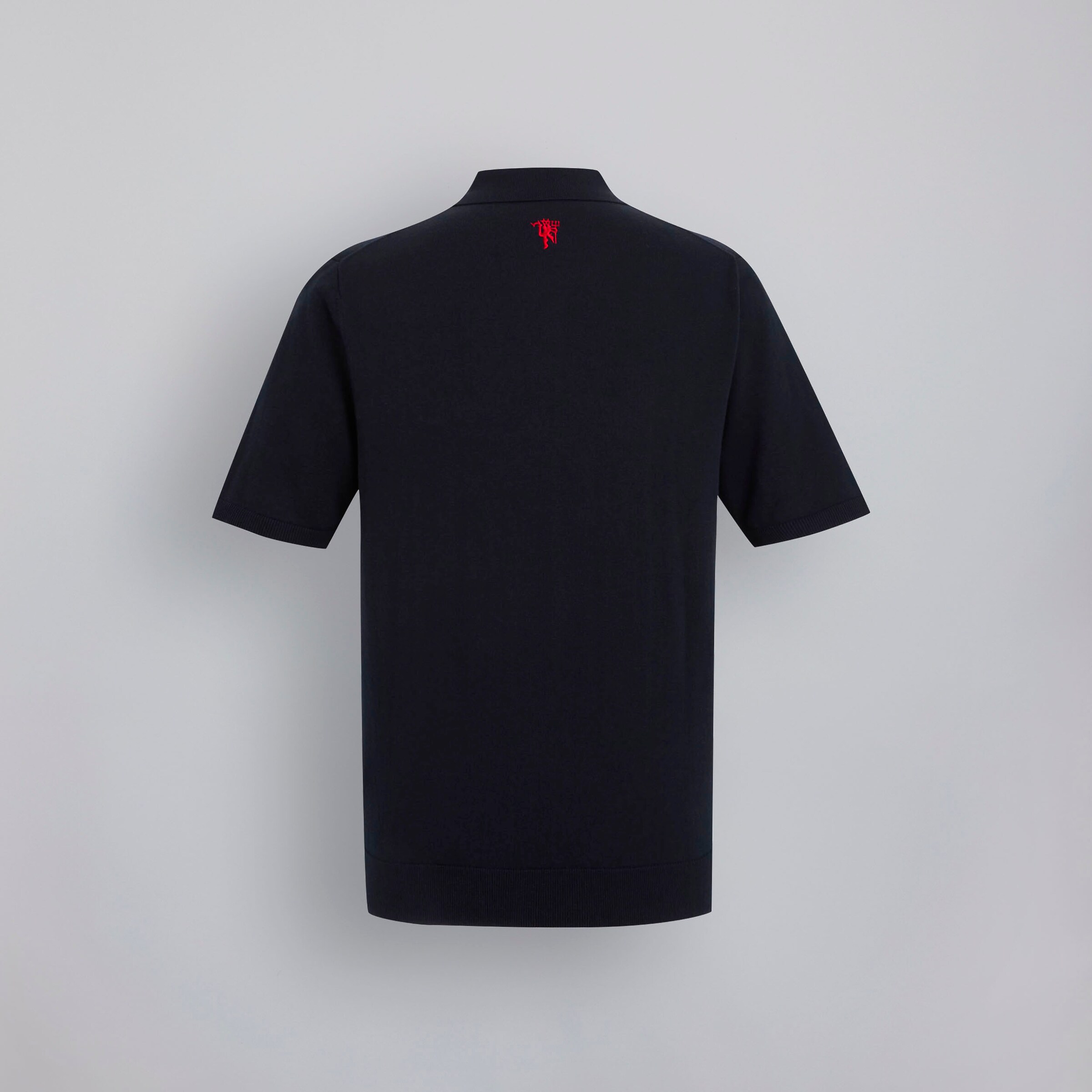 Manchester United x Paul Smith Mens Knitted Polo Navy Navy blue Detail [7-7]