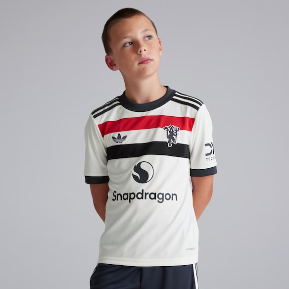 Manchester United 24/25 Third Jersey Kids White
