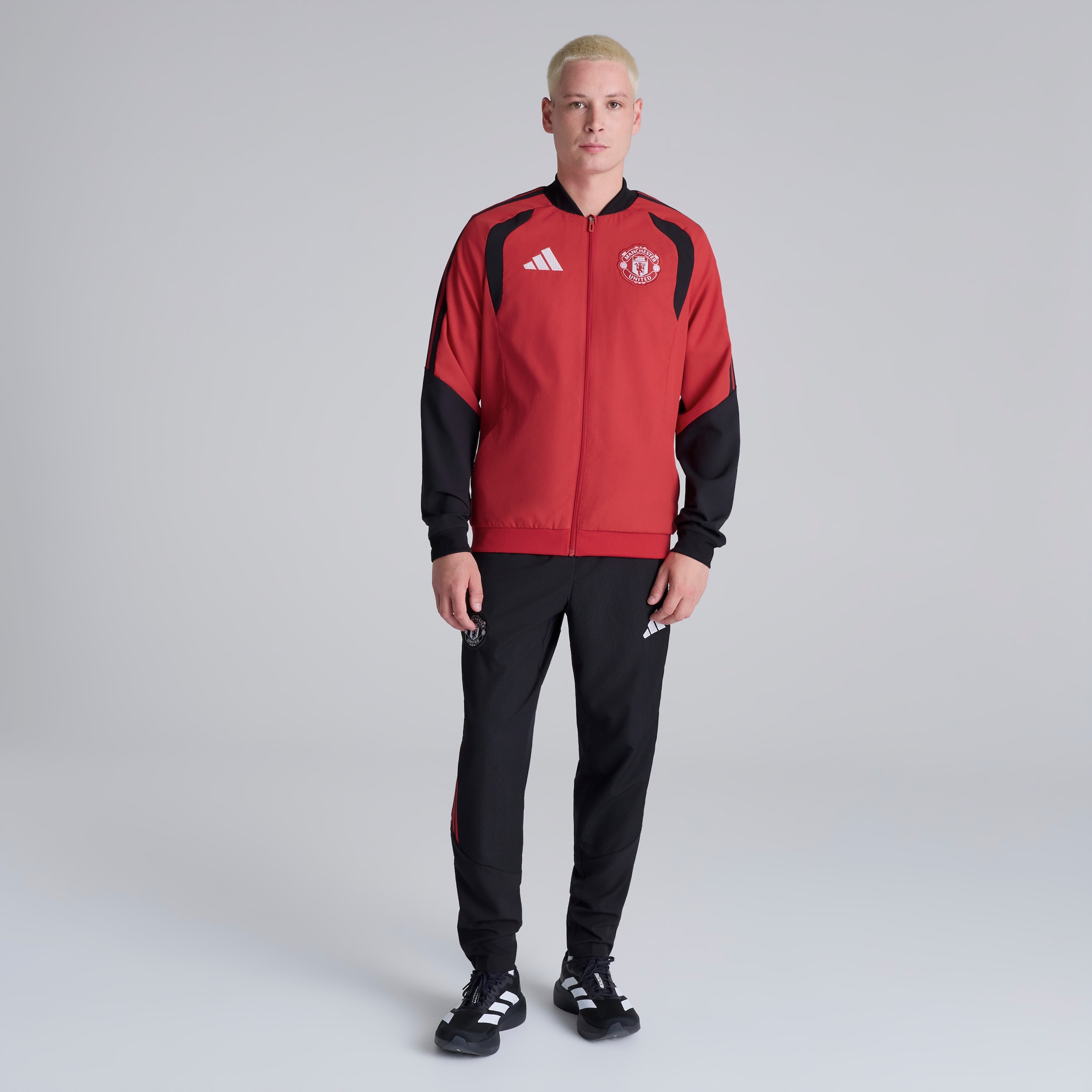 Manchester United 26/27 Training Tiro Presentation Jacket Red Red Detail [3-6]