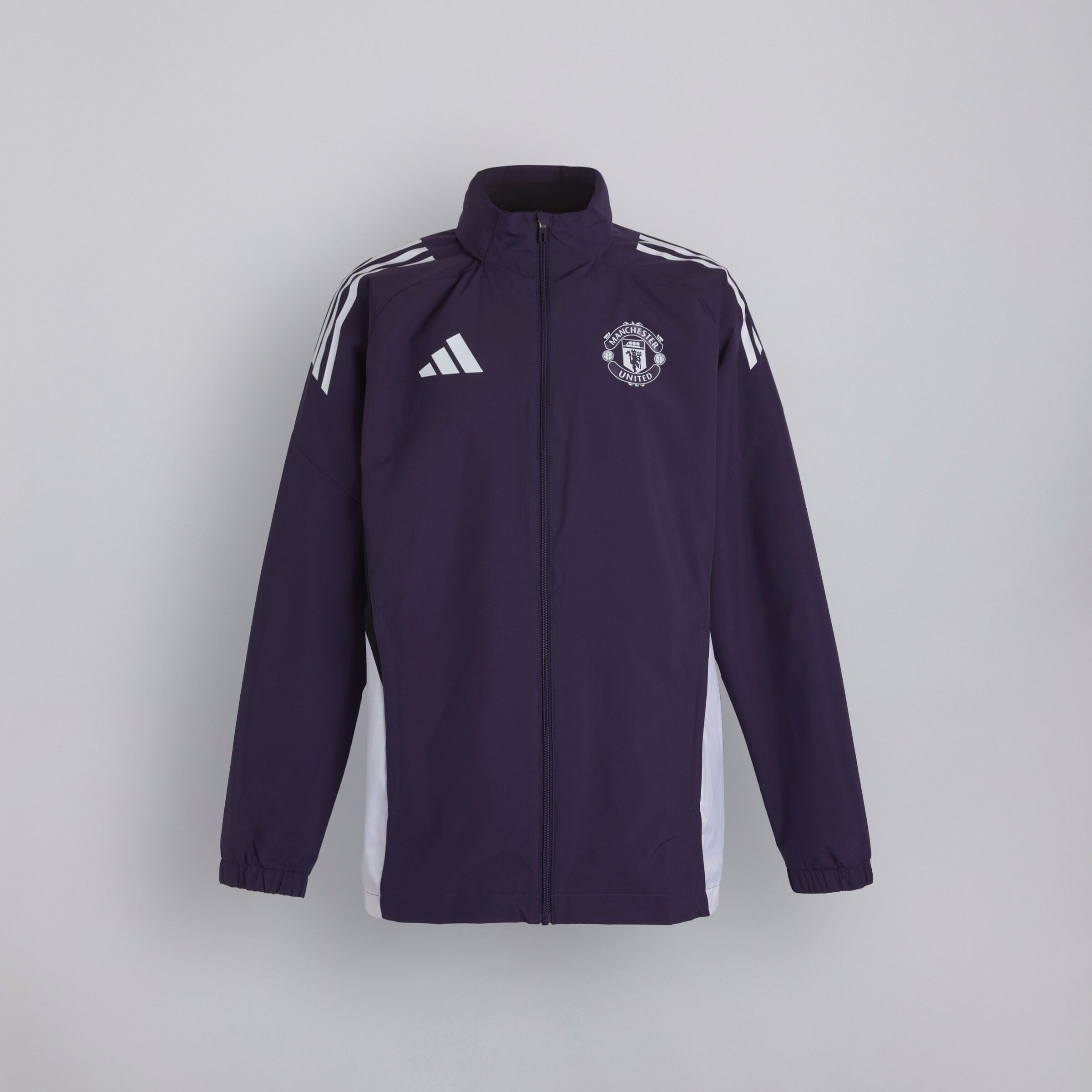 Manchester United Tiro 25 Competition All-Weather Jacket Violet Détail [7-8]