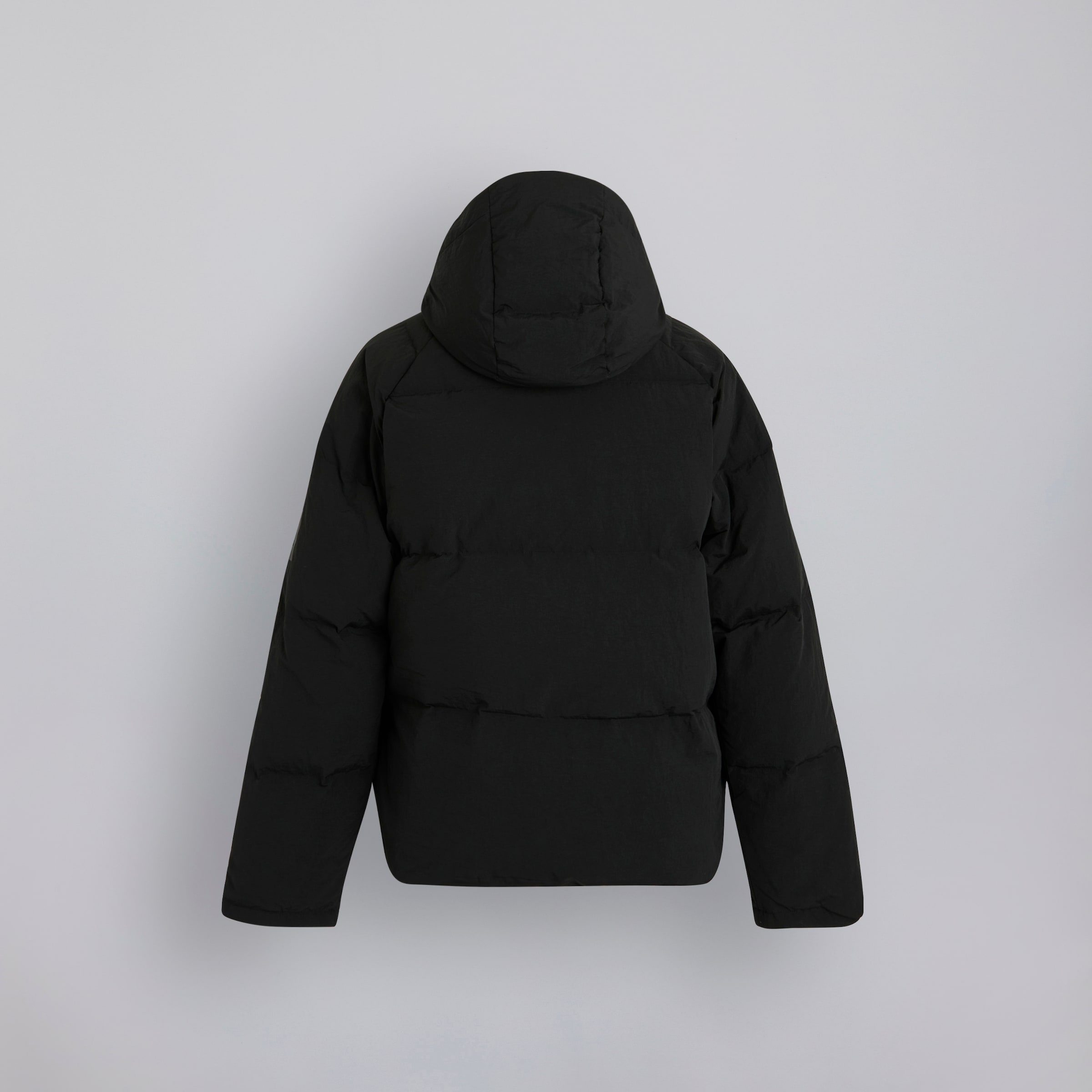 Manchester United x adidas Big Baffle Down Jacket Black Noir Détail [2-2]