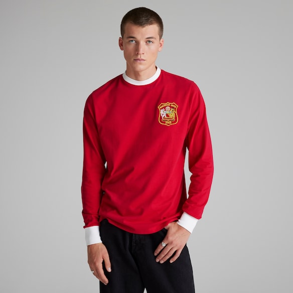 Manchester United 1963 Retro FA Cup Final Shirt Red Red