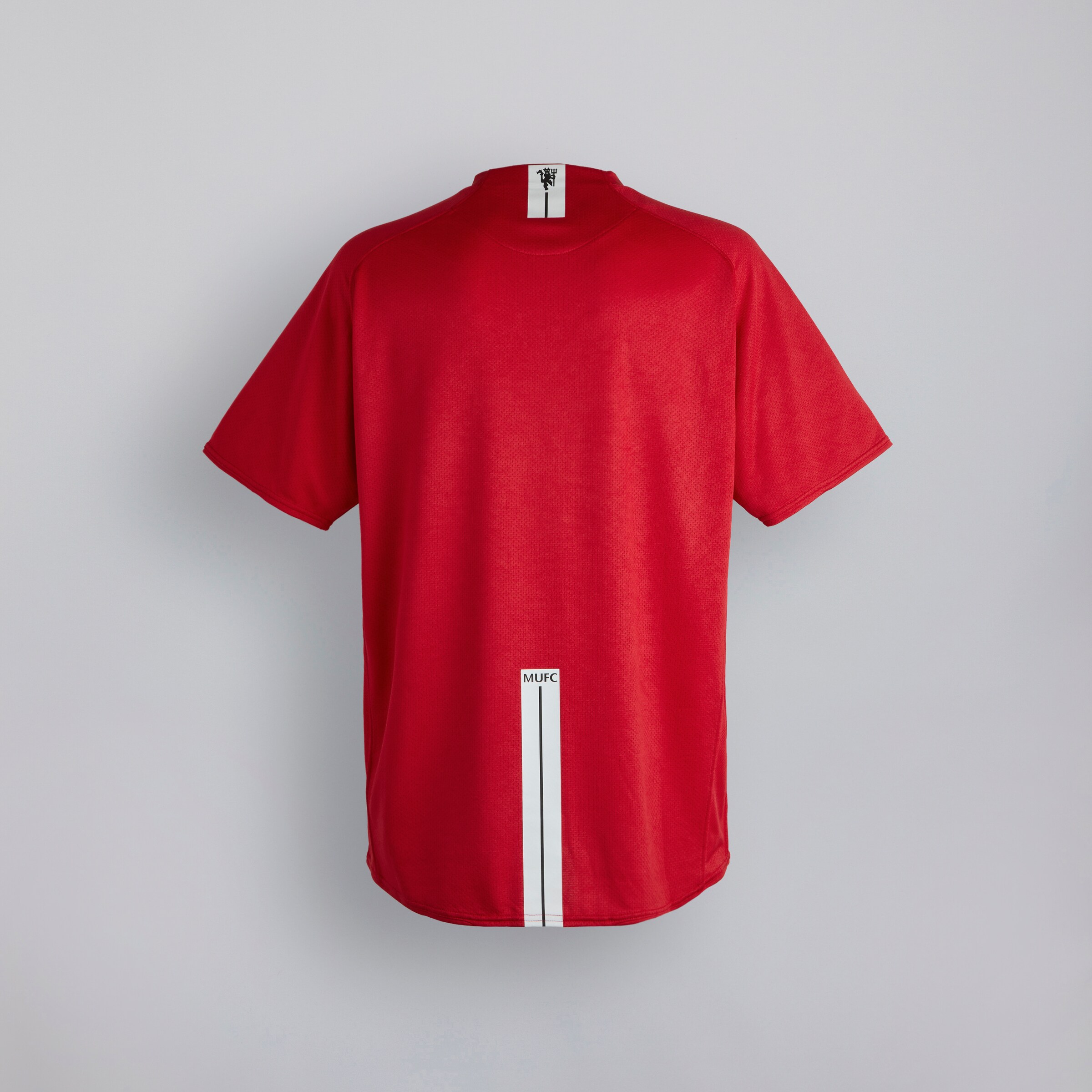 Manchester United 2007-09 Retro Home Champions League Final Shirt Red Rot Detail [7-7]