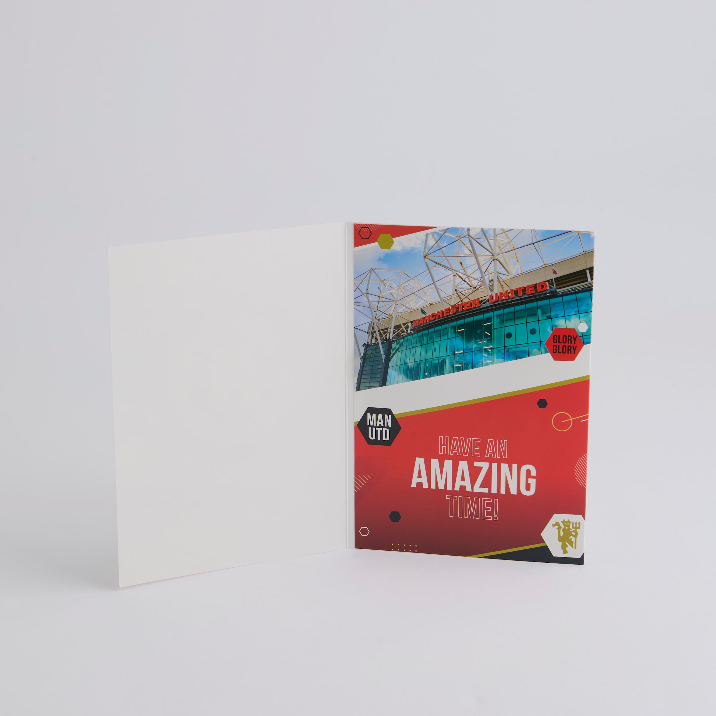 Manchester United Birthday Card Sound Card Red Red Detail [3-4]