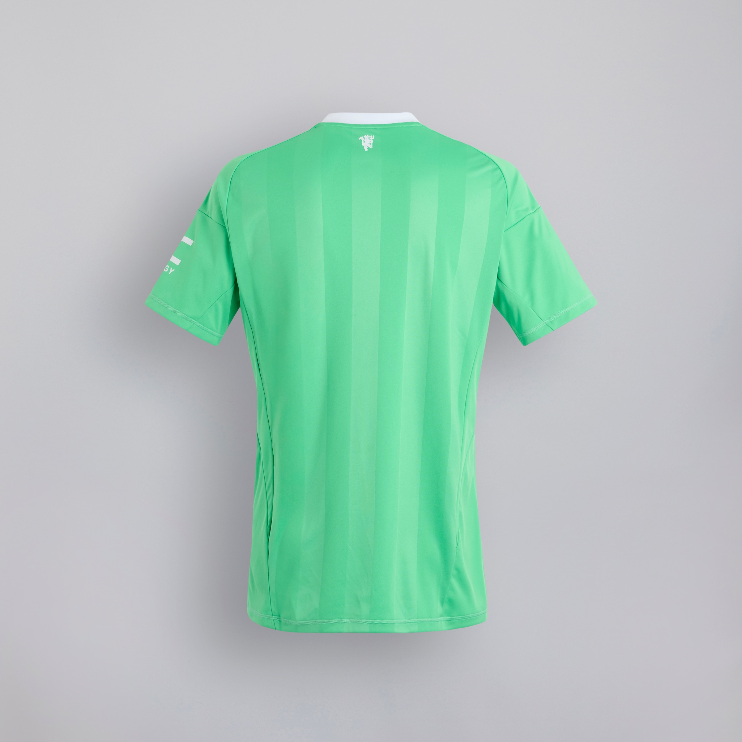 Manchester United 25/26 Third Kids Goalkeeper Jersey Green Vert Détail [2-2]