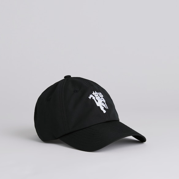 Manchester United x New Era Womens Open Back 9Forty Cap Black Black