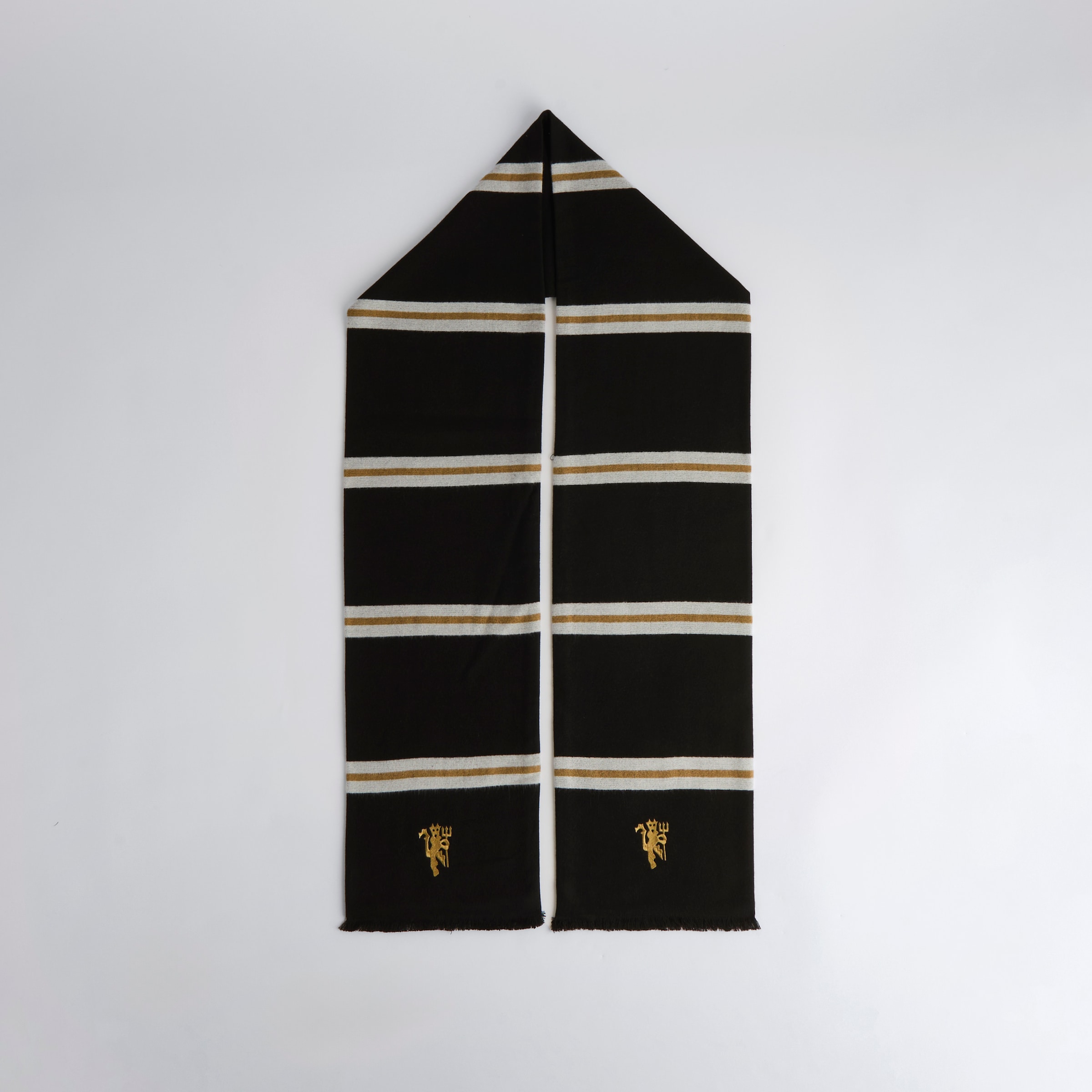 Manchester United Bar Scarf Gift Box Black Black