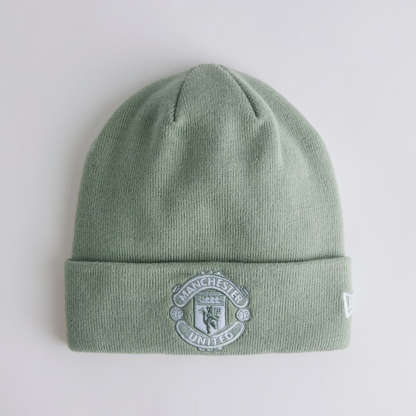 Manchester United x New Era Seasonal Cuff Beanie Green Verde