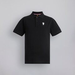 Manchester United Kids Devil Essentials Polo Shirt Black