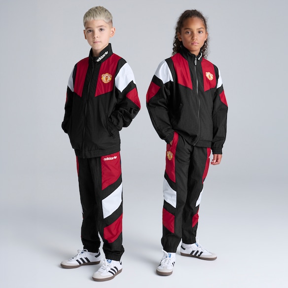Manchester United x adidas Kids EQT Track Pants Black Black