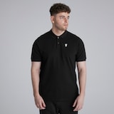 Manchester United Devil Essentials Polo Shirt Black