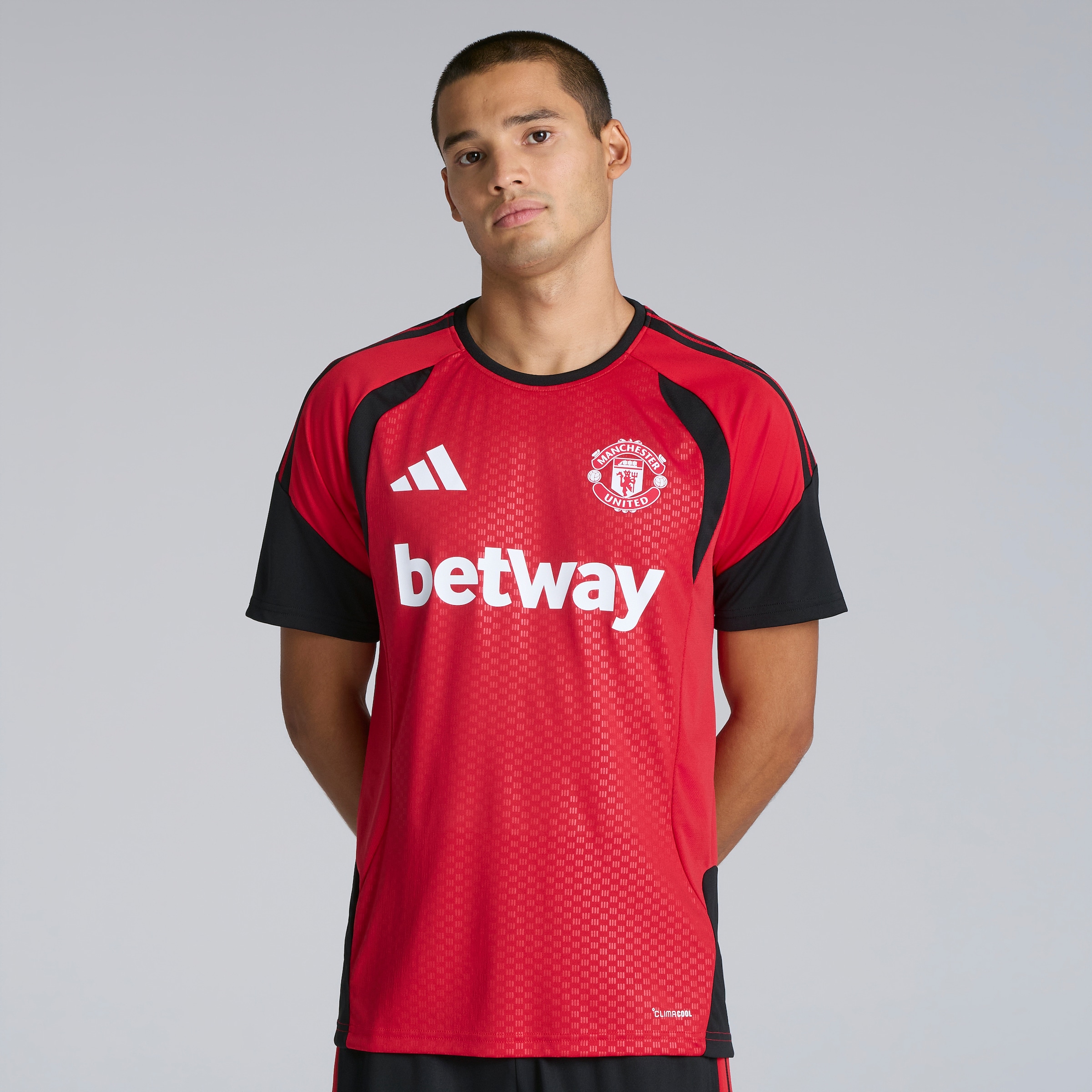 Manchester United 26/27 Training Tiro Jersey Red (Sponsored) Red