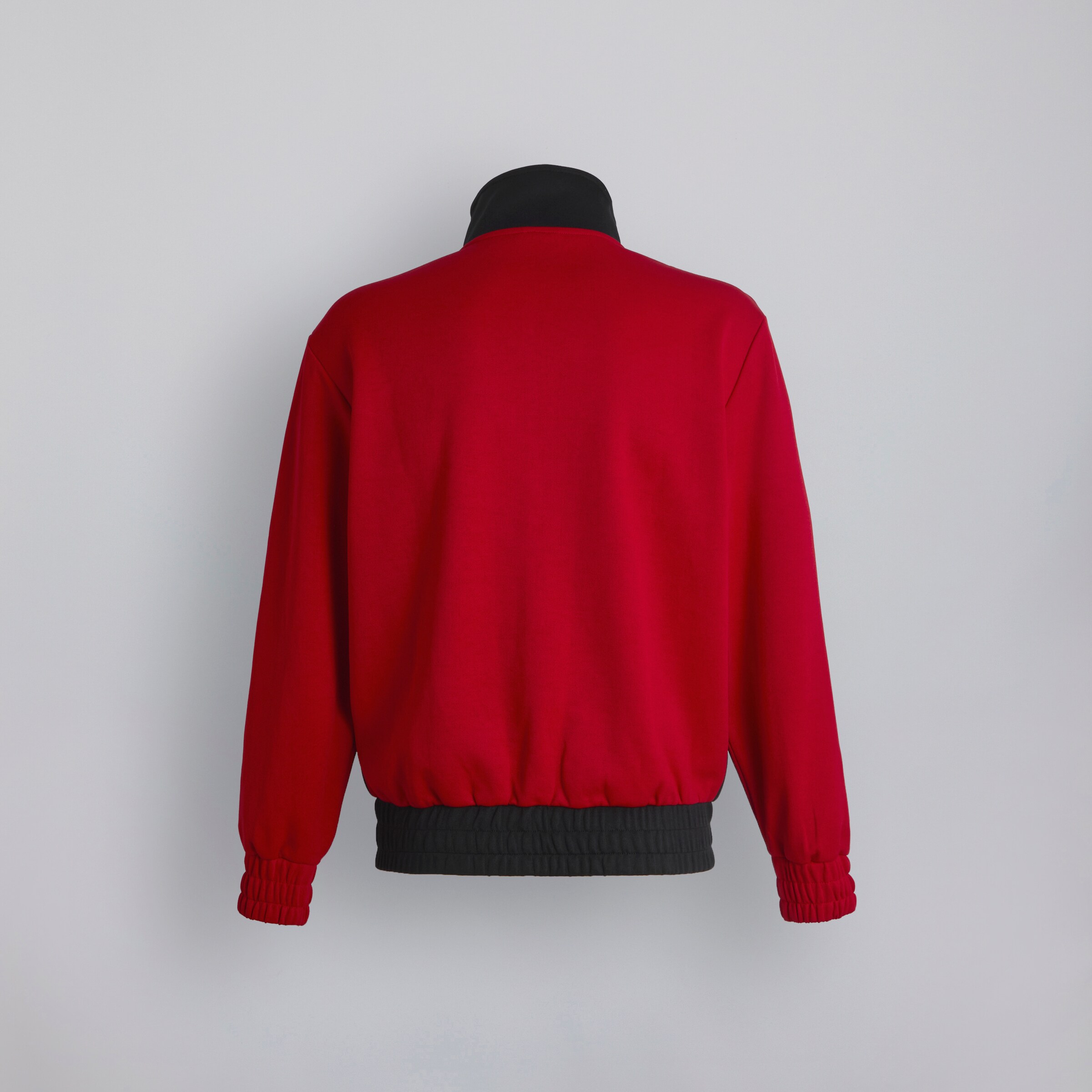 Manchester United Block Retro Track Jacket Red Rouge Détail [2-2]
