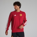 Manchester United x adidas Mens DNA Sweatshirt Red