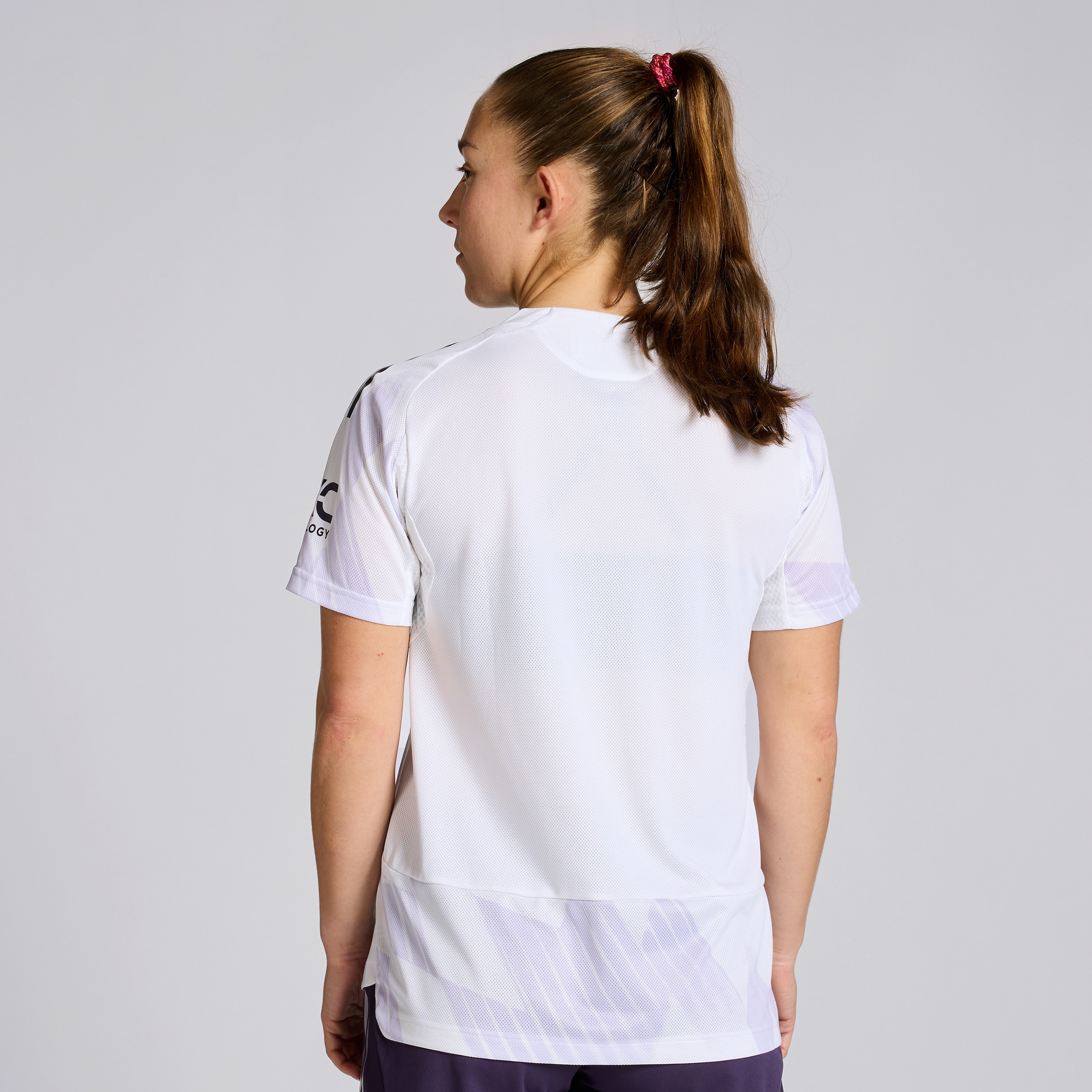 Manchester United Womens 25/26 Away Authentic Jersey Blanc Détail [2-5]