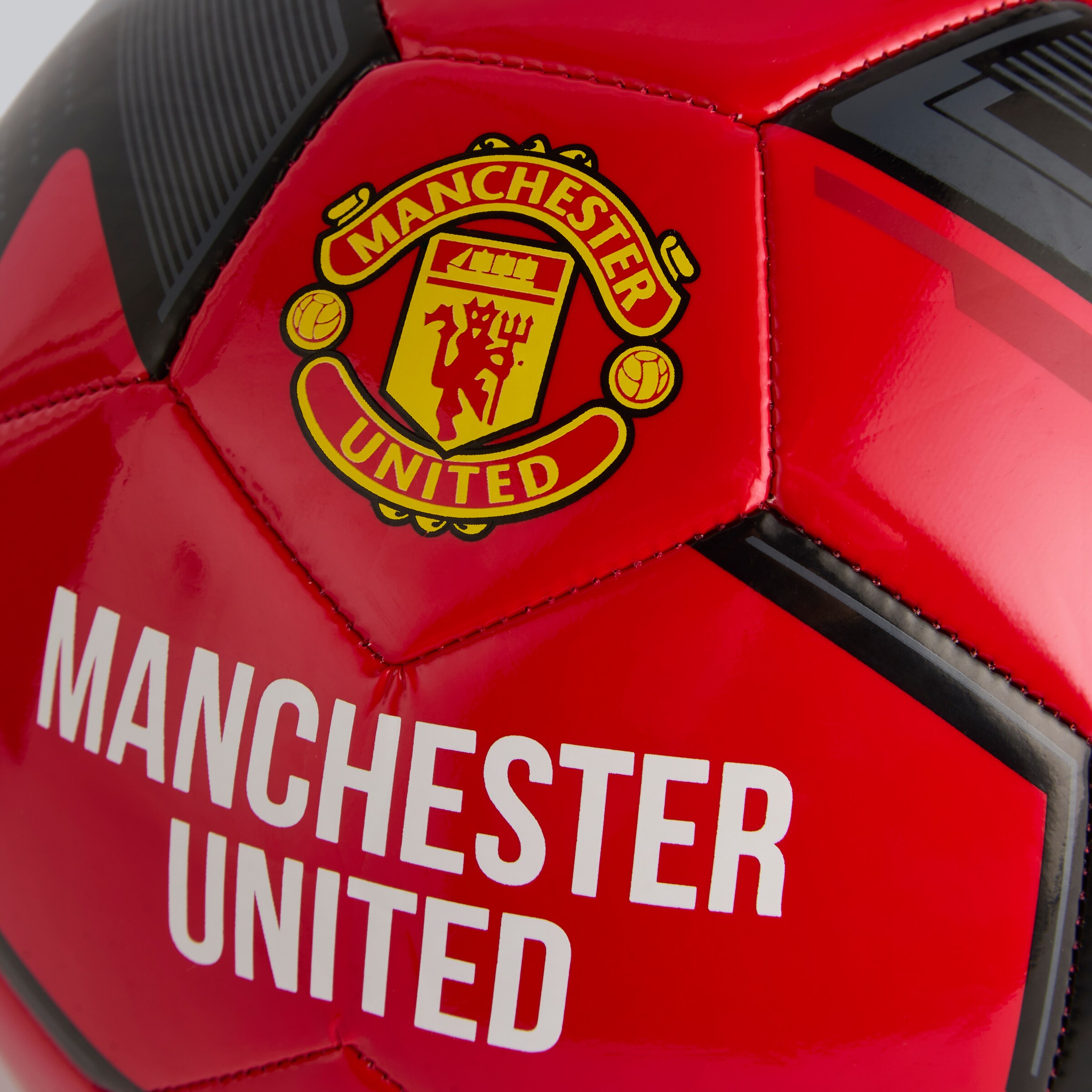 Manchester United Football Size 4 Red Rouge Détail [3-4]