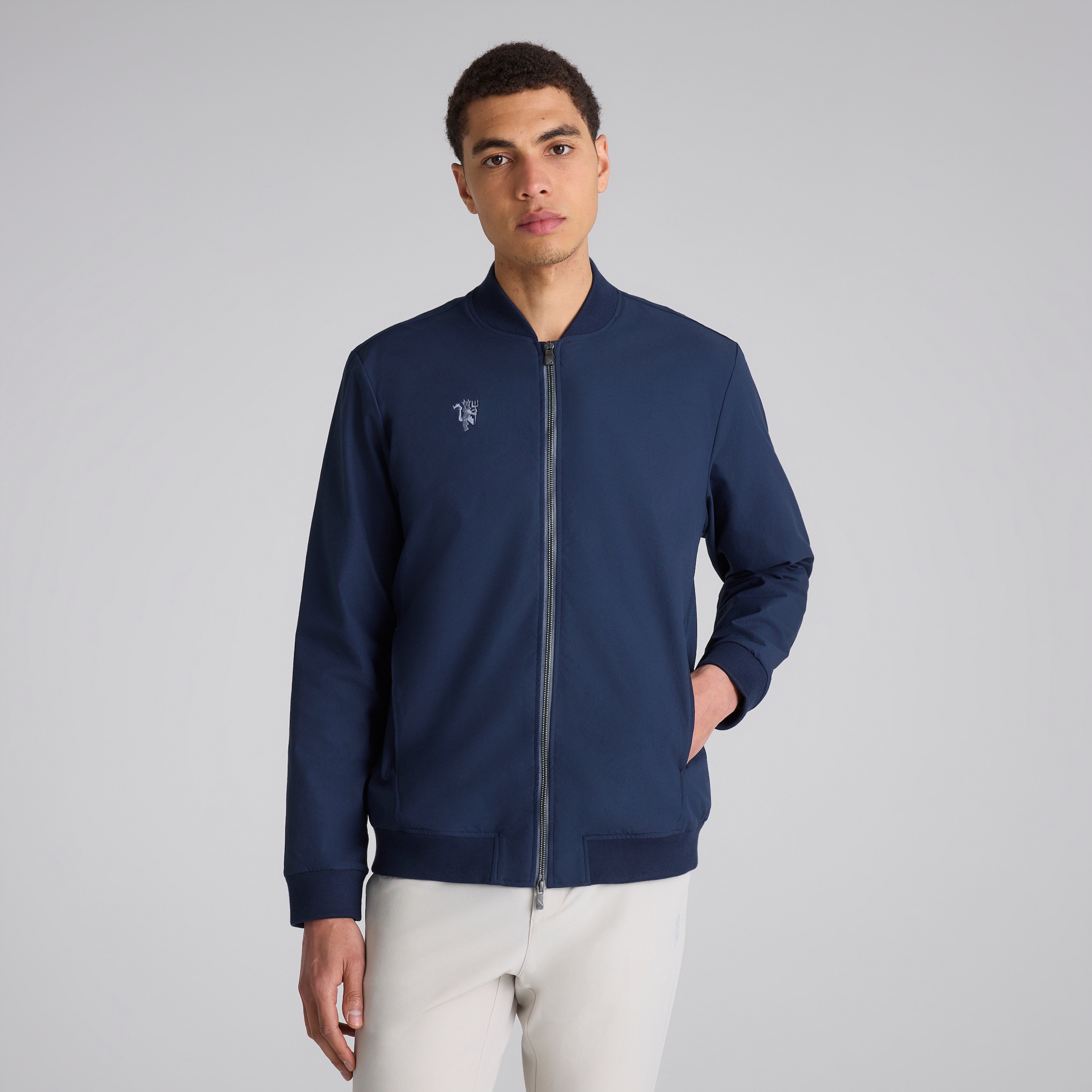 Manchester United x adidas Golf Ultimate365+ Jacket Navy Navy blue