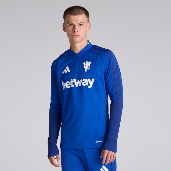 Manchester United 26/27 Cup Training Tiro Authentic Top Blue (Sponsored) Blau