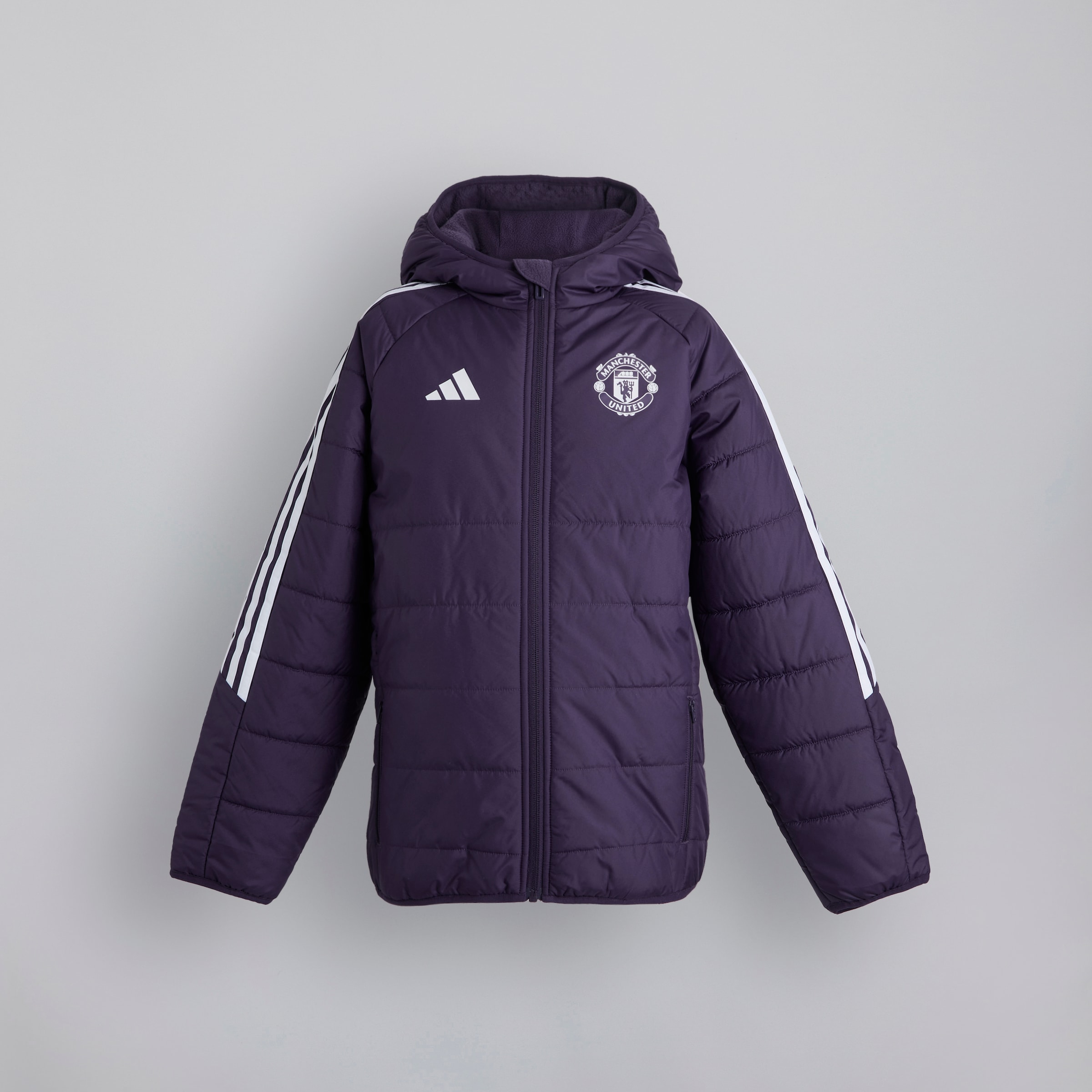 Manchester United Tiro Winter Jacket Kids Purple