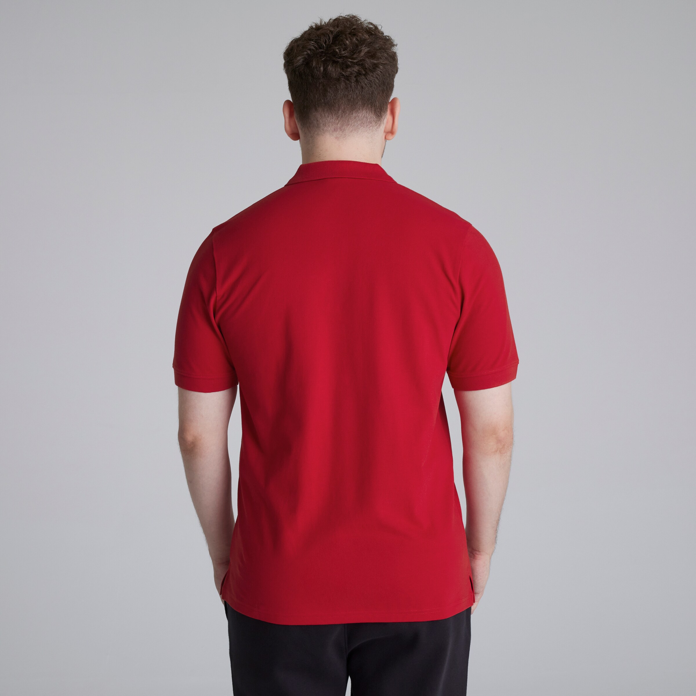 Manchester United Devil Essentials Polo Shirt Red Red Detail [2-4]