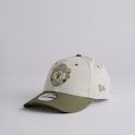 Manchester United x New Era Kids Contrast Visor 9Forty Cap Cream