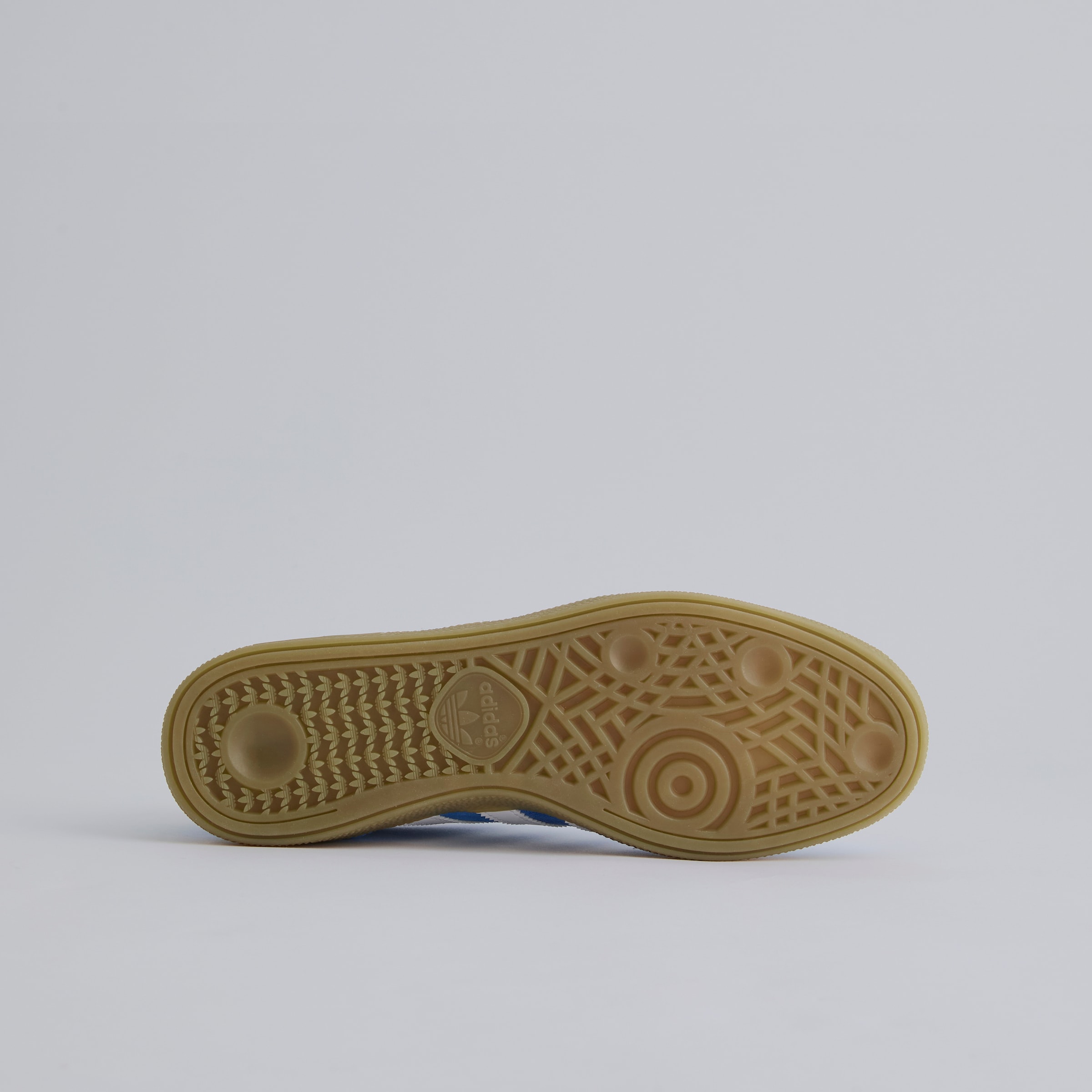 Manchester United x adidas Originals Handball Spezial Trainers Blue Bleu Détail [3-6]