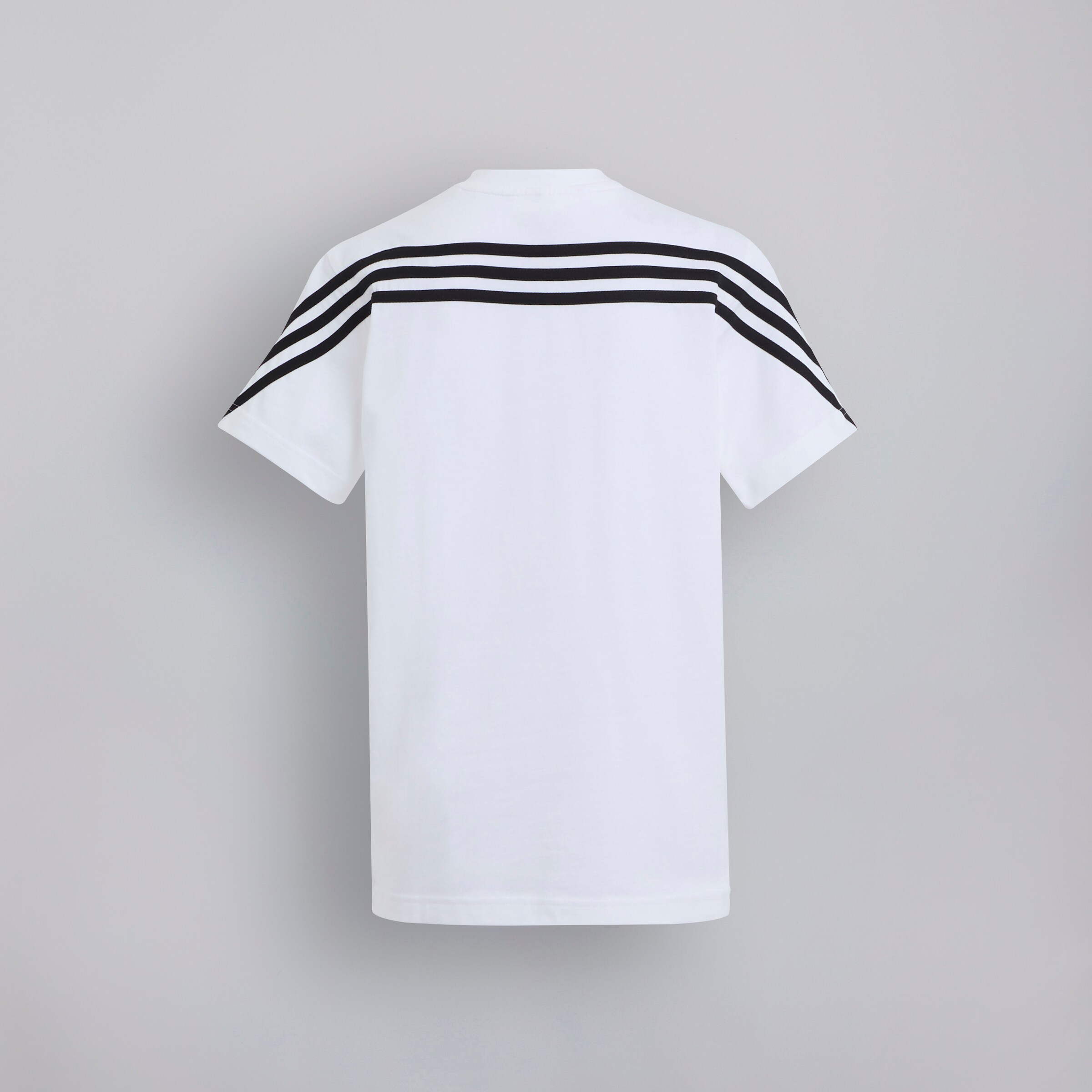 Manchester United x adidas Kids Future Icons 3-Stripes T-Shirt White White Detail [2-2]