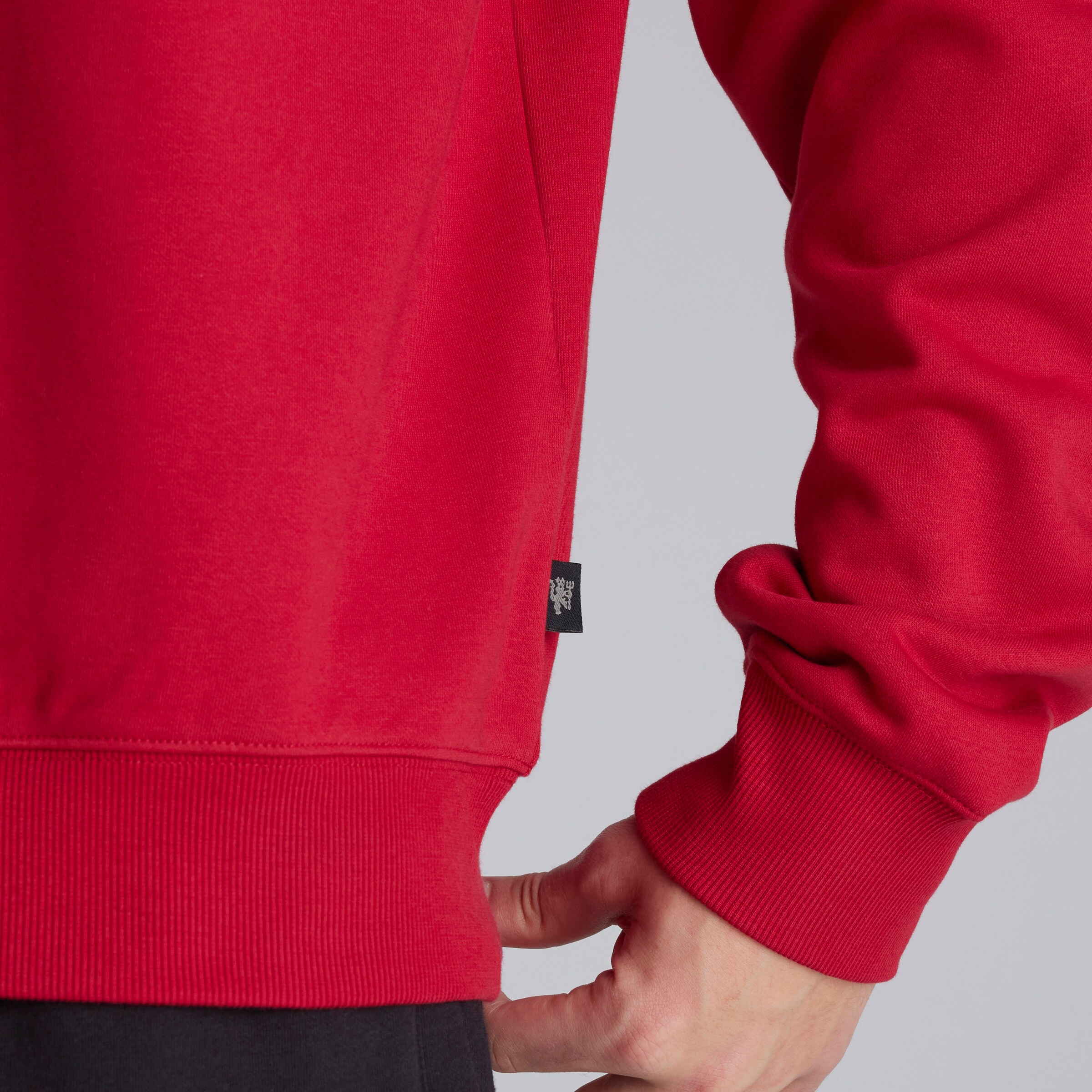 Manchester United Mens 1878 Sweatshirt Red Red Detail [4-5]