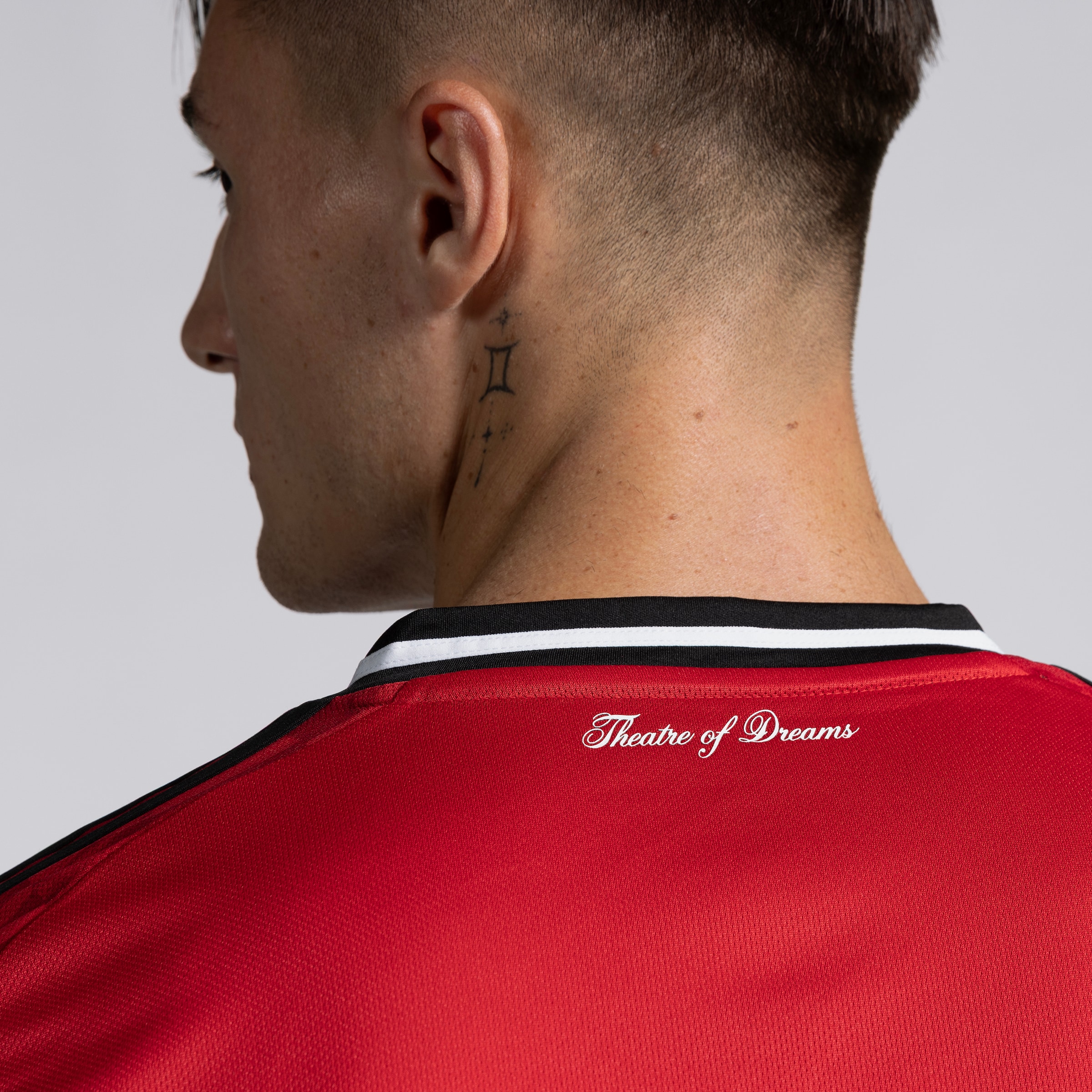 Manchester United 25/26 Home Long Sleeve Jersey Red Detail [5-5]