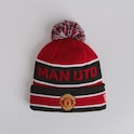 Manchester United x New Era Bobble Beanie Red