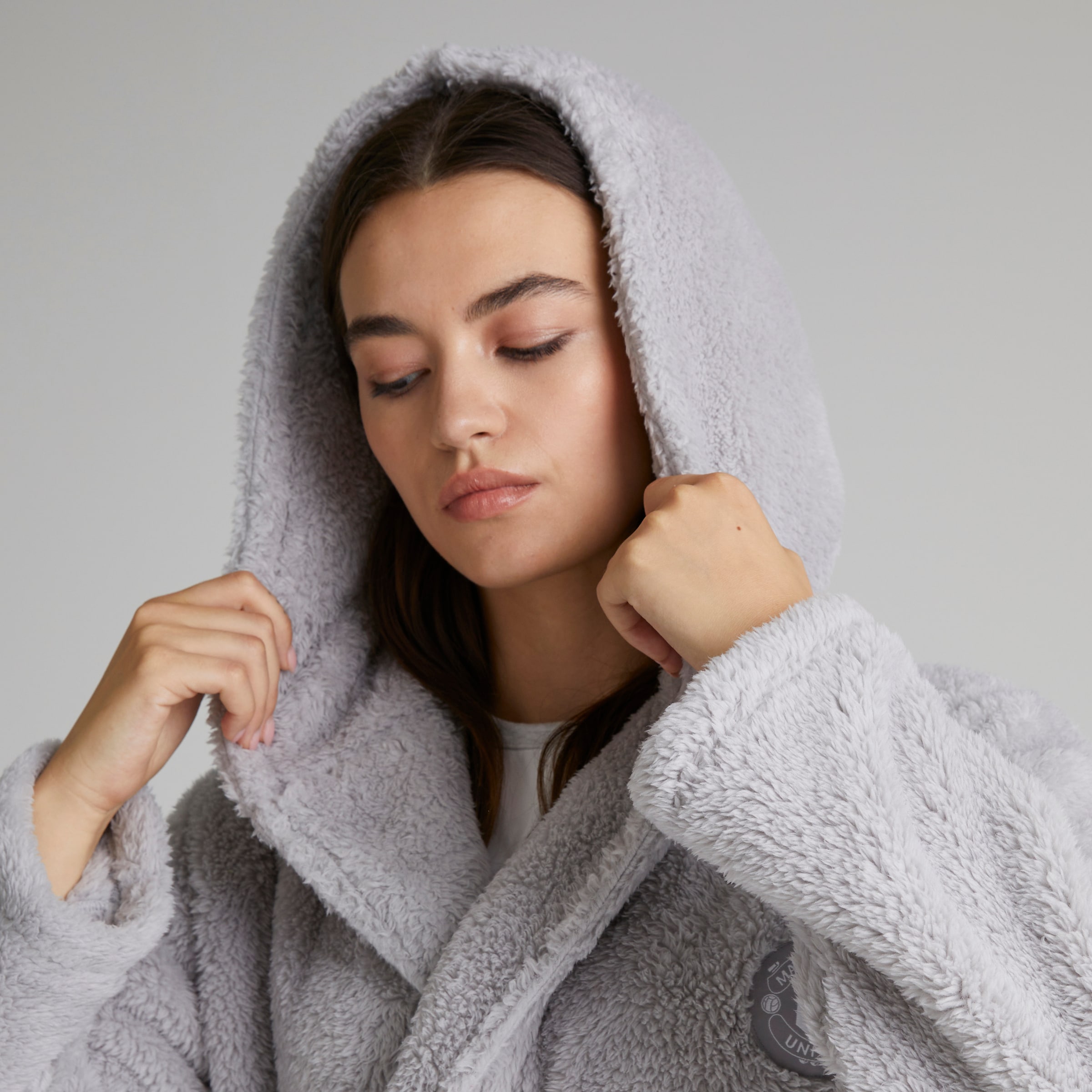 grey hooded dressing gown ladies Buy Manchester United Womens chukka:Cadet
