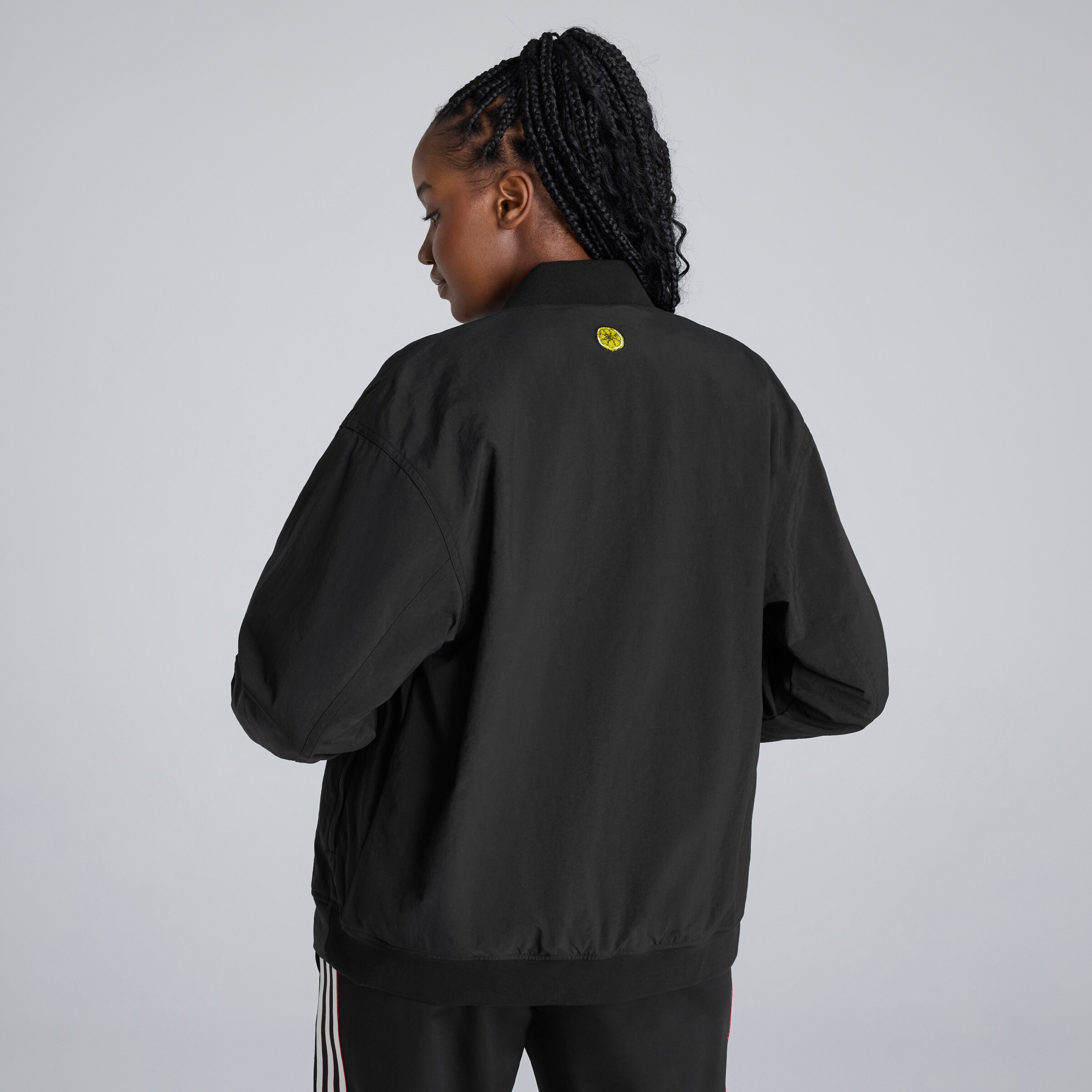 Manchester United x adidas Stone Roses Jacket Black Black Detail [8-8]