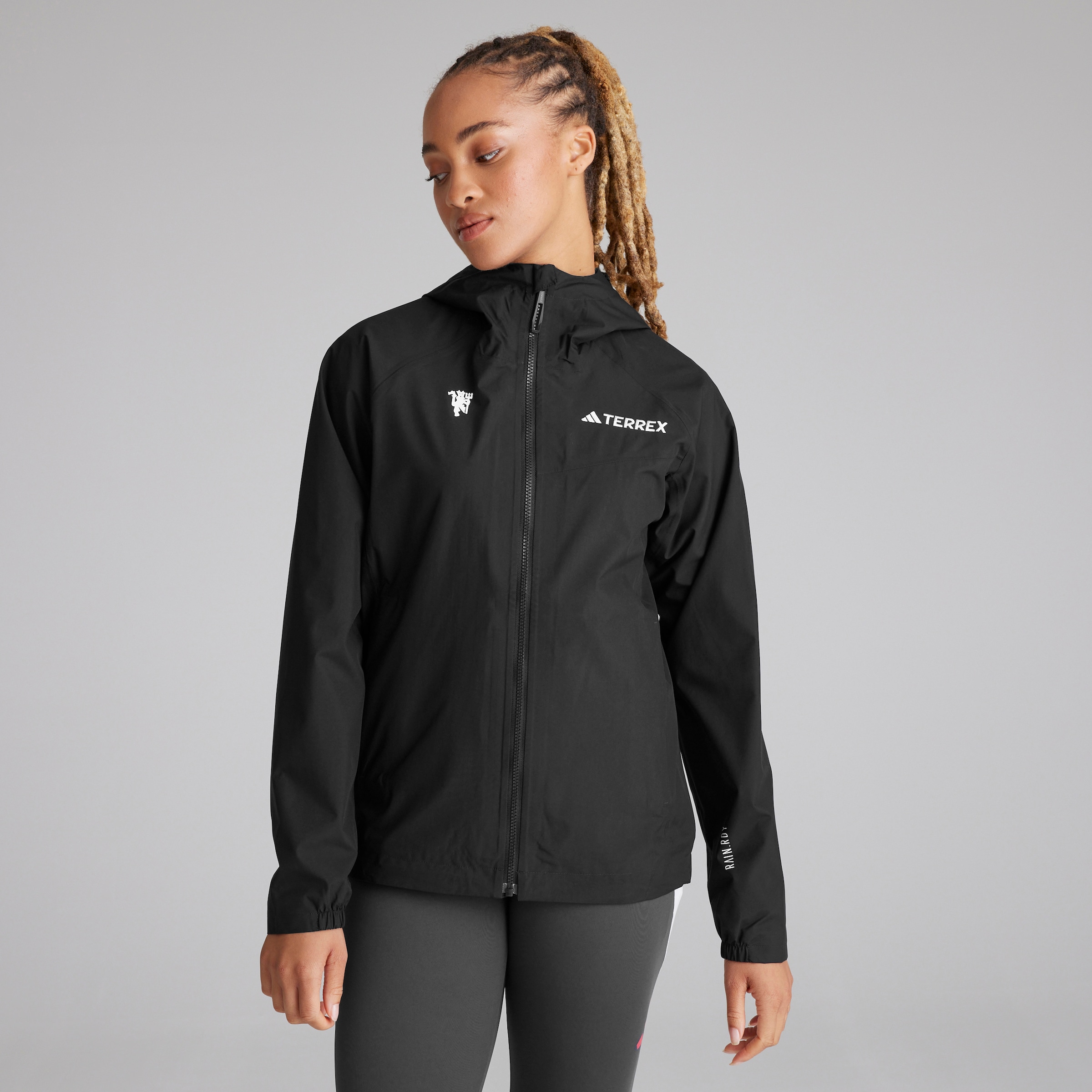 Buy Manchester United x adidas Womens Terrex RAIN.RDY Jacket