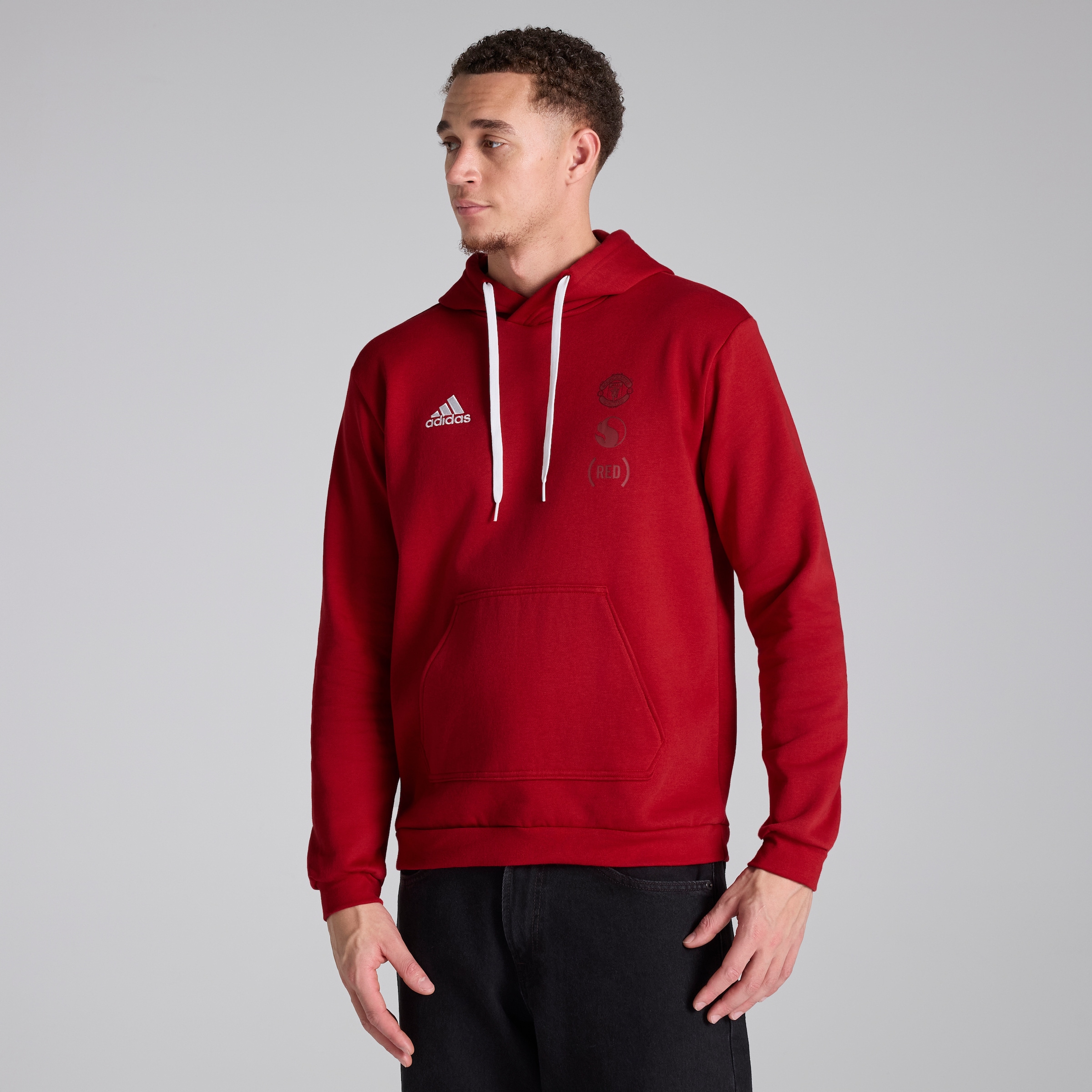 Manchester United x adidas RED4LIFE Hoodie Red Rot