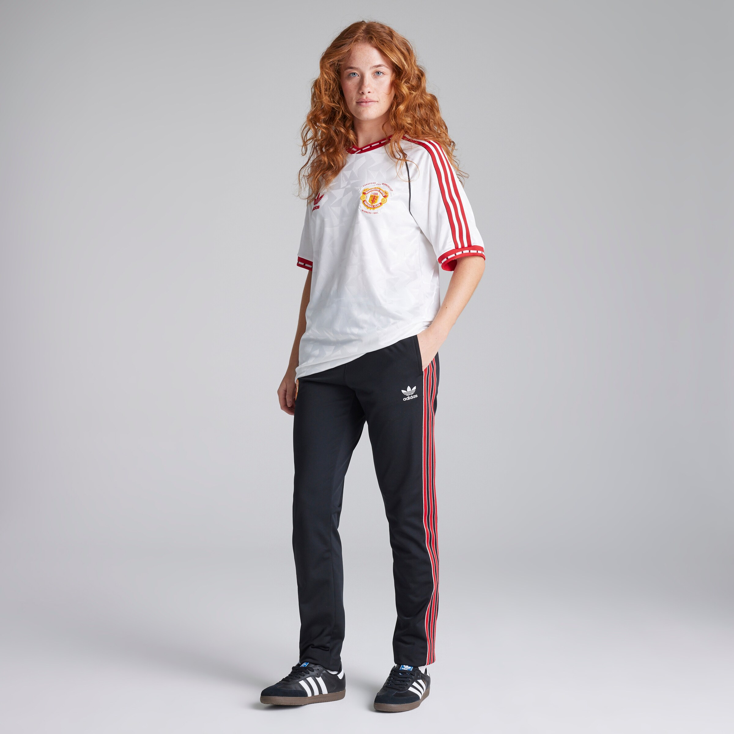 Manchester United x adidas Bring Back 1991 Away Jersey White Blanc Détail [8-12]