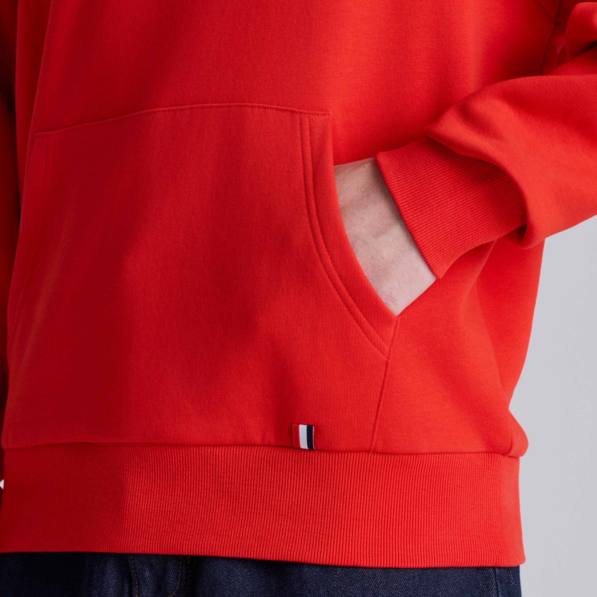 Manchester United Club Colours Hoodie Red Rouge Détail [4-6]