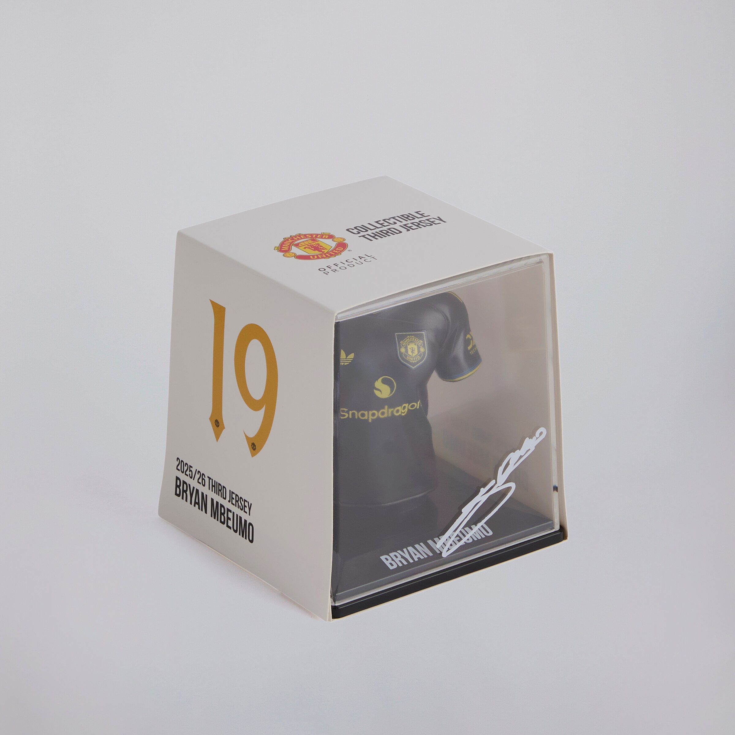 Manchester United Mbeumo Third Jersey 25/26 Collectible Black Schwarz Detail [3-4]