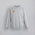 Manchester United x adidas Essentials Fleece 3-Stripes Sweatshirt Grey