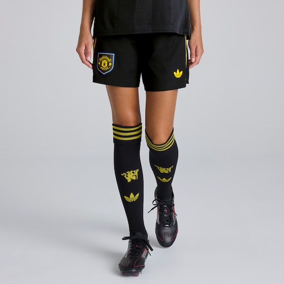 Manchester United 25/26 Womens Third Authentic Shorts Black Black