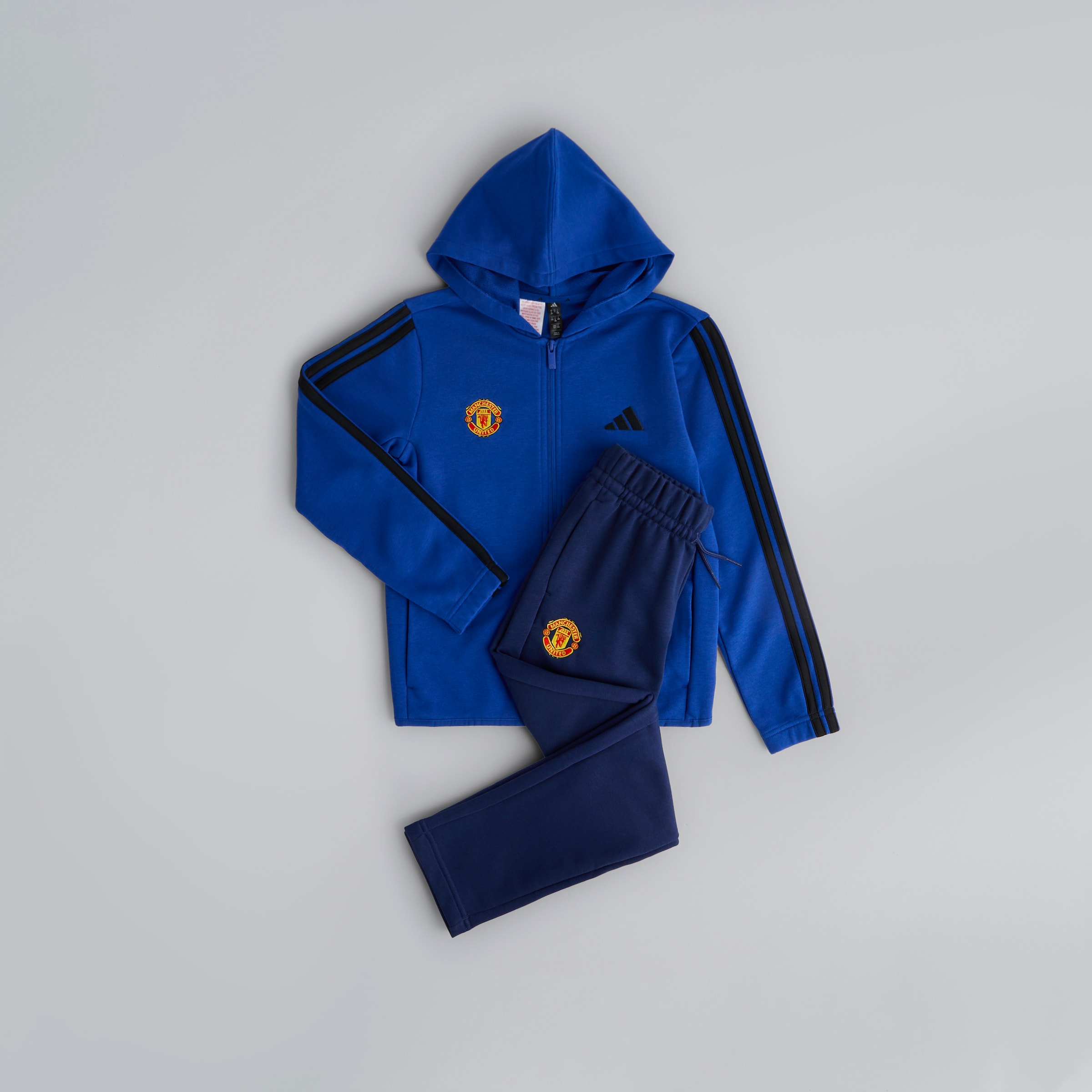 Manchester United x adidas Kids Essentials Tracksuit Blue Blue