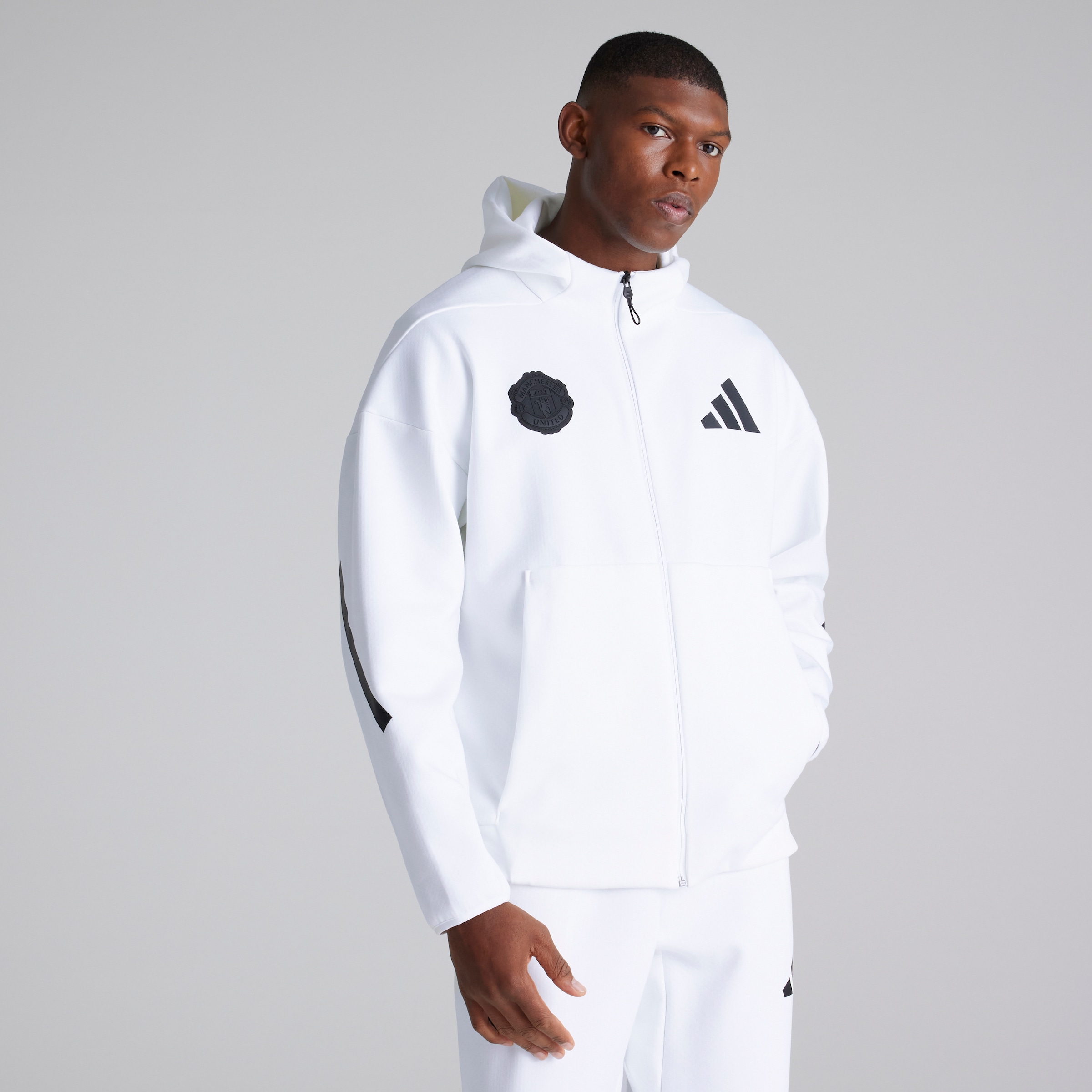 Adidas fashion full zip jacket