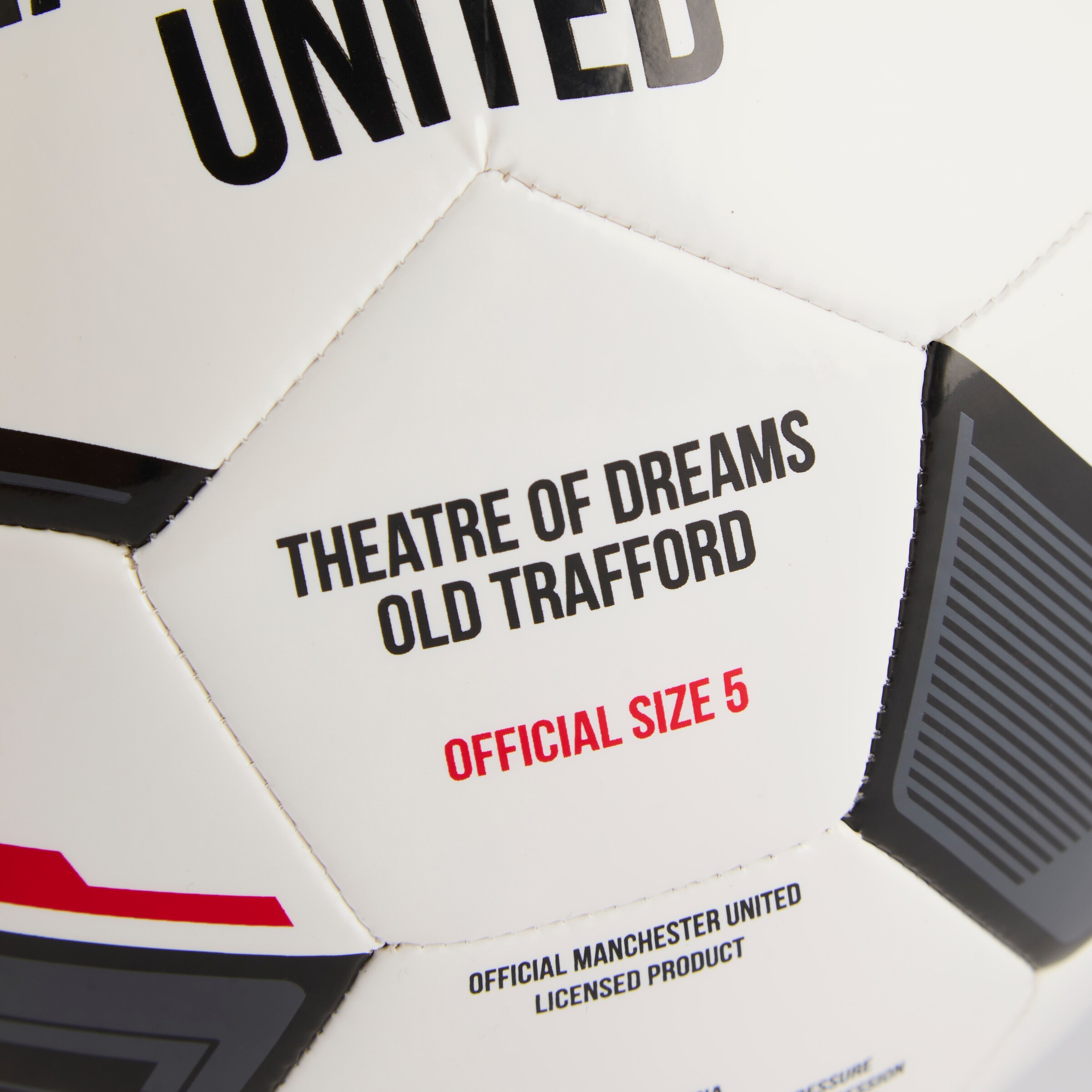 Manchester United Football Size 5 White White Detail [4-4]